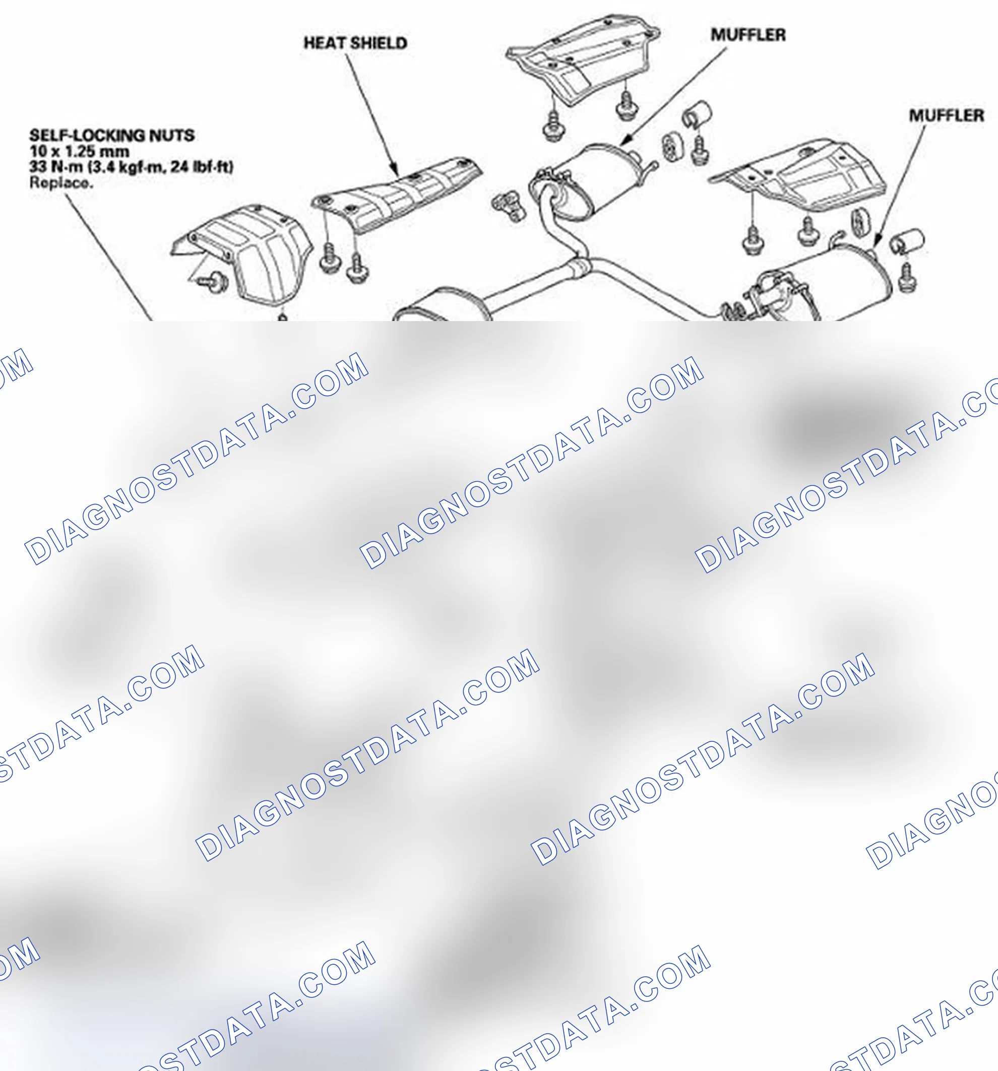 Scheme 36: Exhaust Pipe and Muffler Replacement