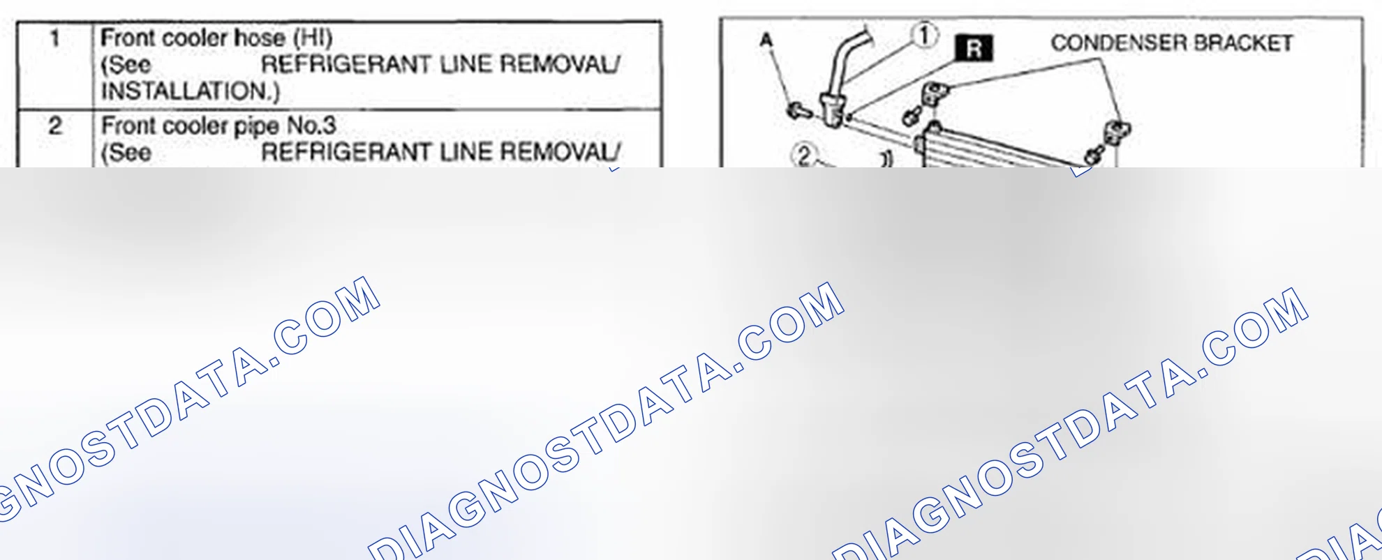 Scheme 23: CONDENSER REMOVAL/INSTALLATION