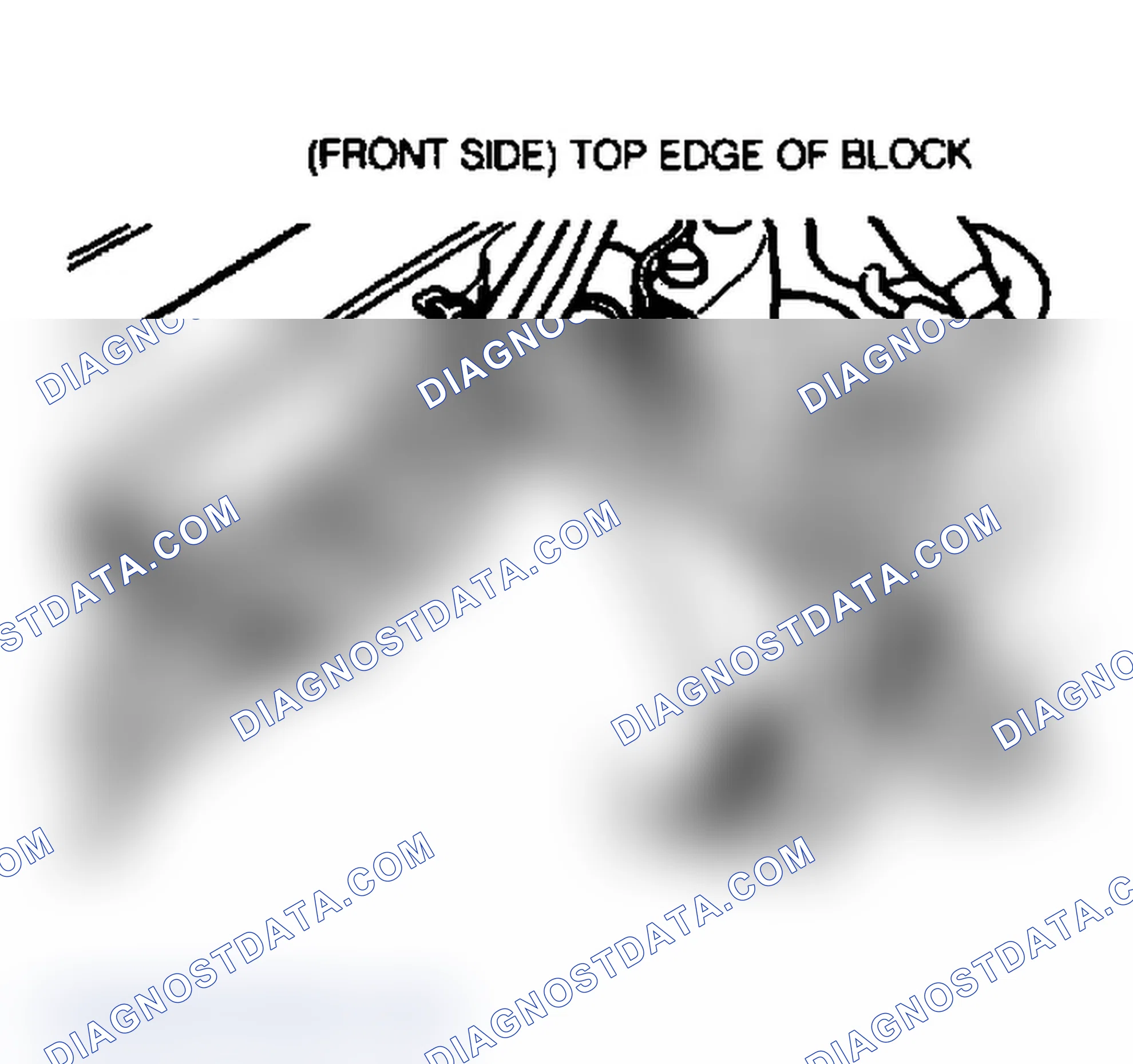 Scheme 4: Engine Code Location (Colt Vista, Galant, Pickup & Ram-50 2.0L)