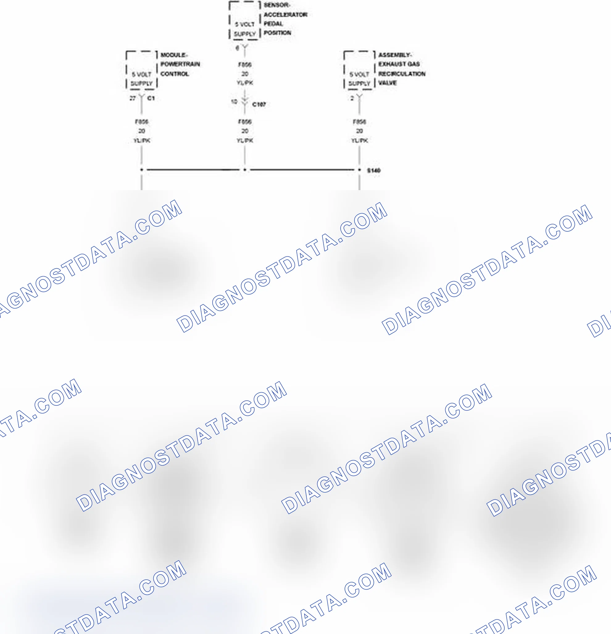Scheme 314: P0652-SENSOR REFERENCE VOLTAGE 2 CIRCUIT LOW