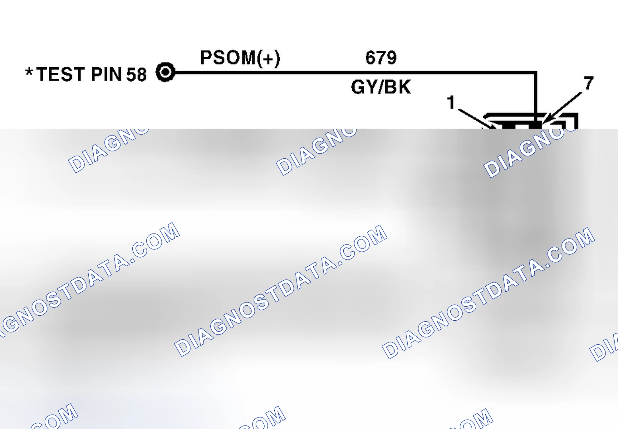 Scheme 66: Programmable Speedometer/Odometer Module Circuit/Connector Terminals