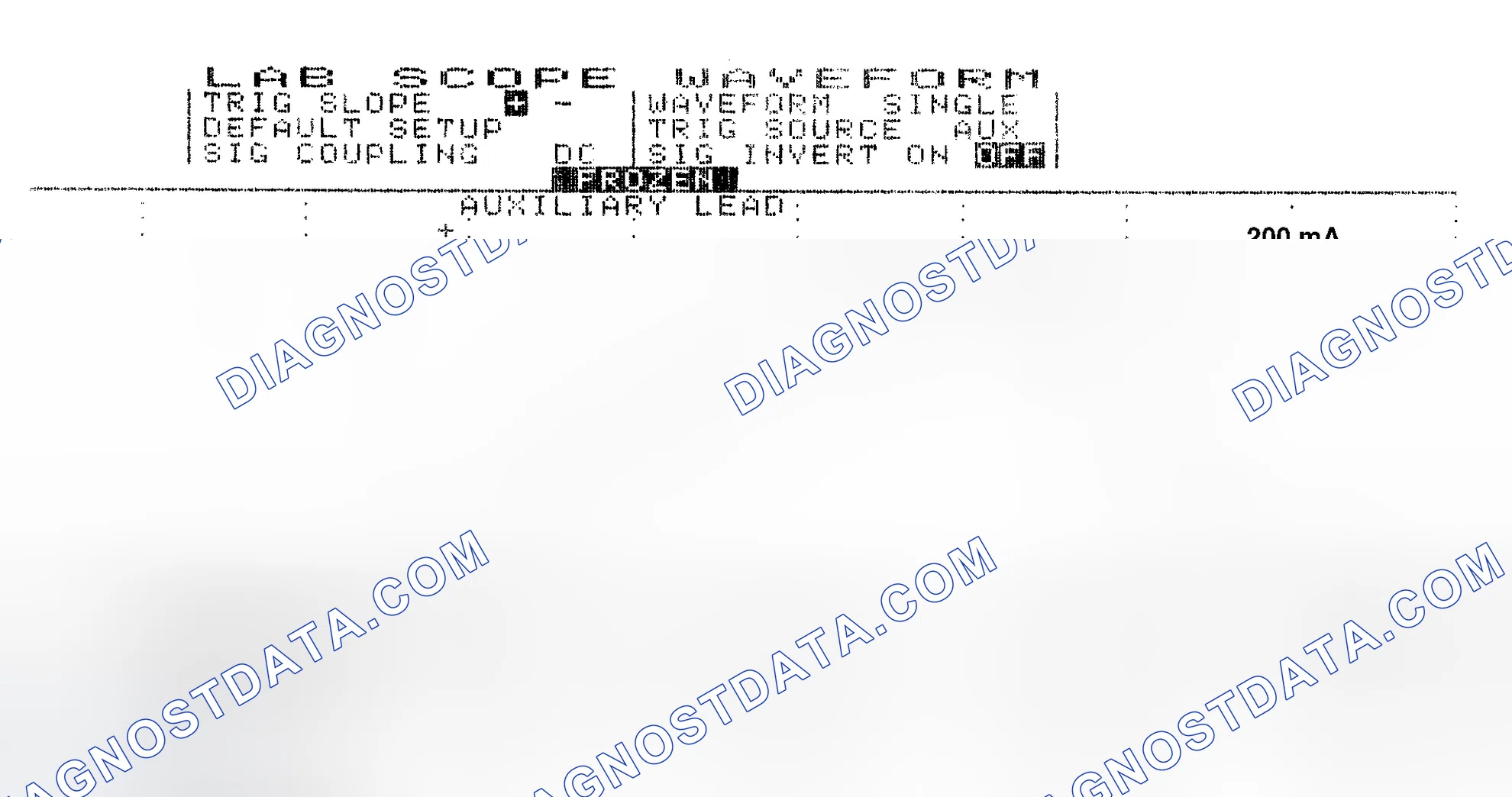 Scheme 13: Single Injector w/Normal Current Flow - Current Pattern