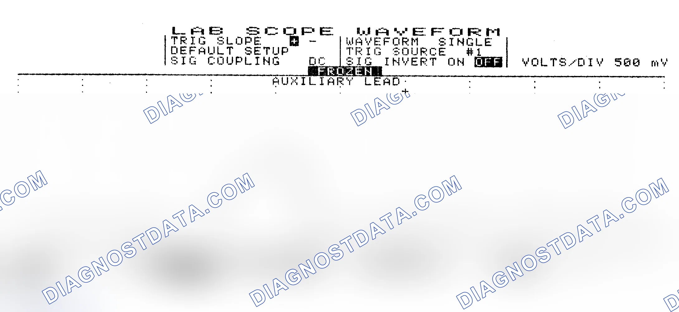 Scheme 10: Single Injector w/Excessive Current Flow - Current Pattern