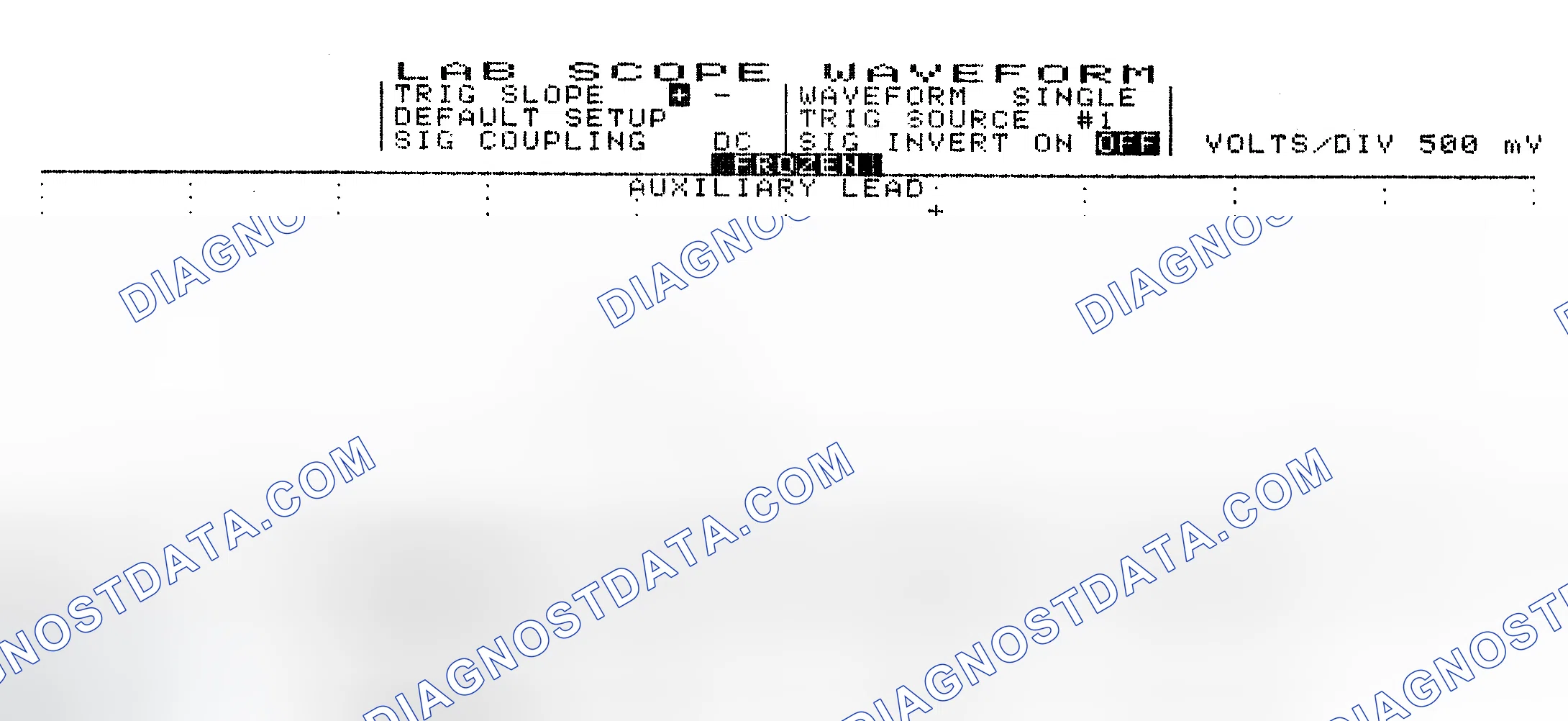 Scheme 10: Single Injector w/Excessive Current Flow - Current Pattern