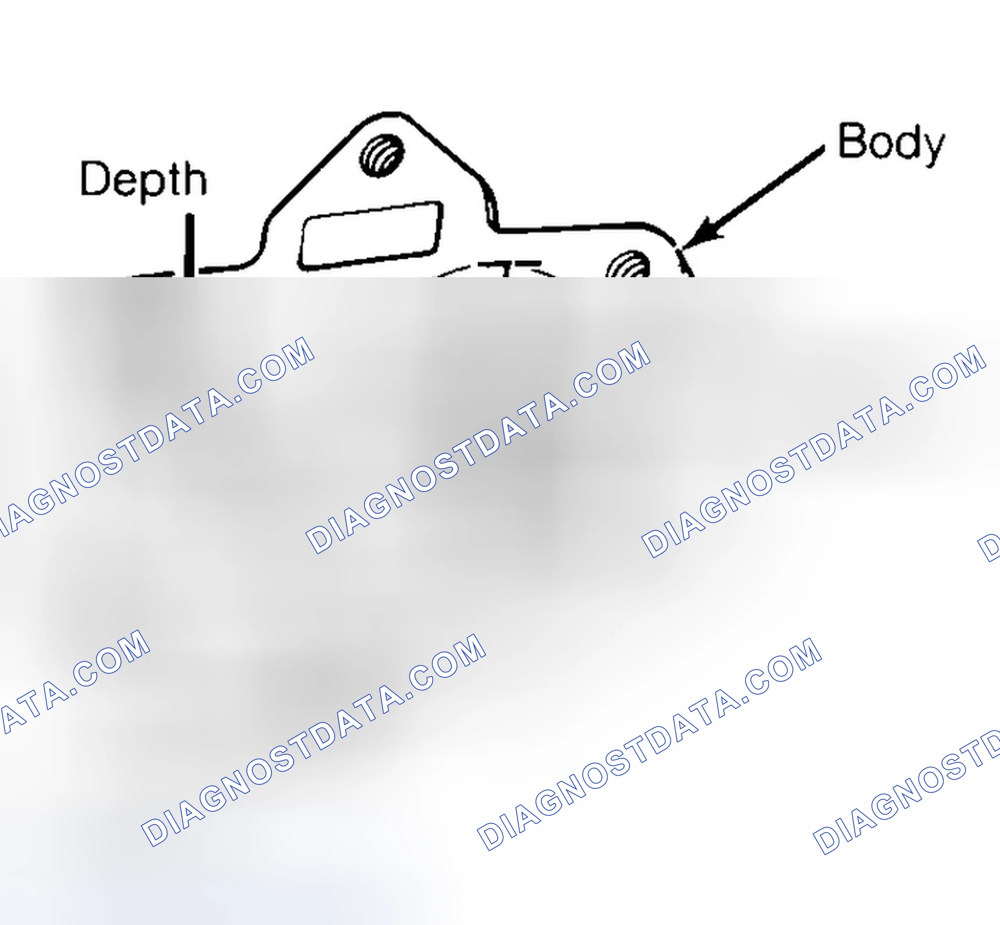 Scheme 35: Measuring Oil Pump Gear Cavity