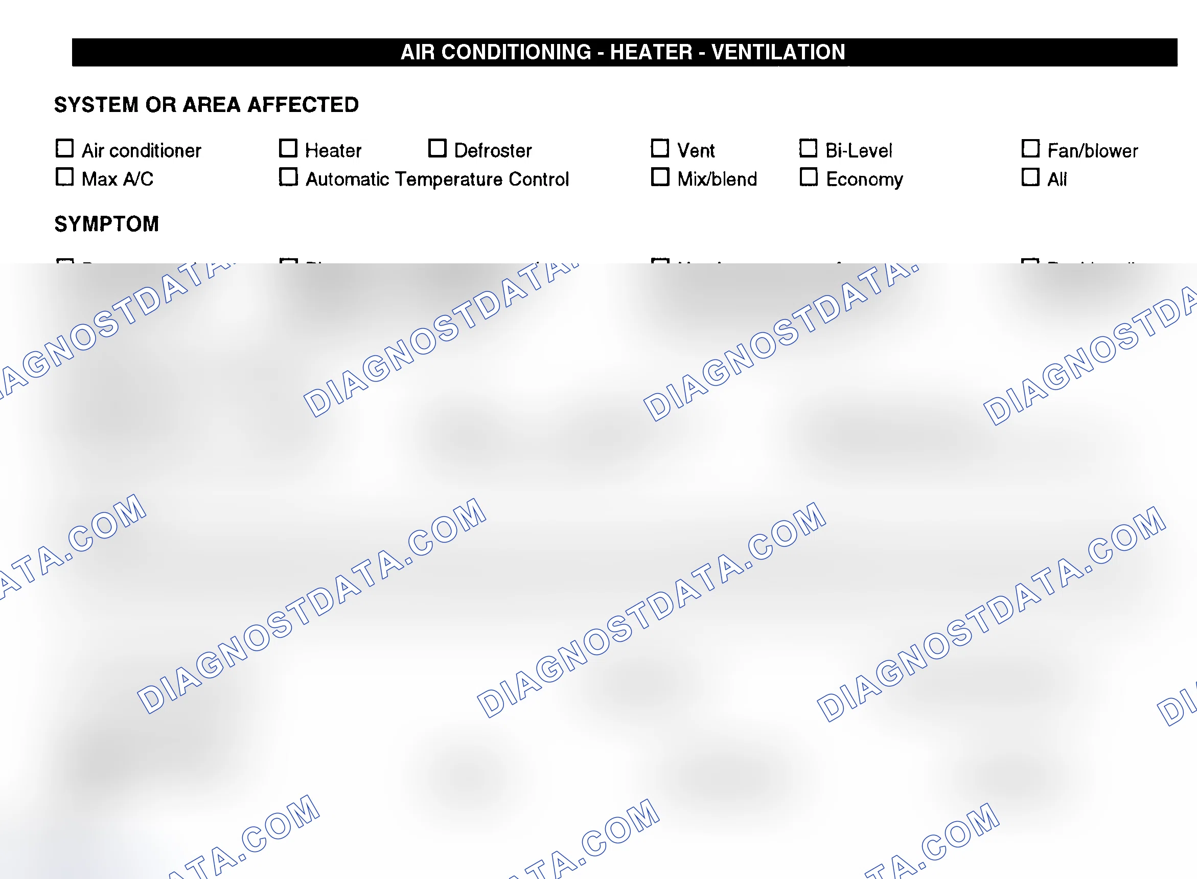 Scheme 8: Air Conditioning, Heater & Ventilation