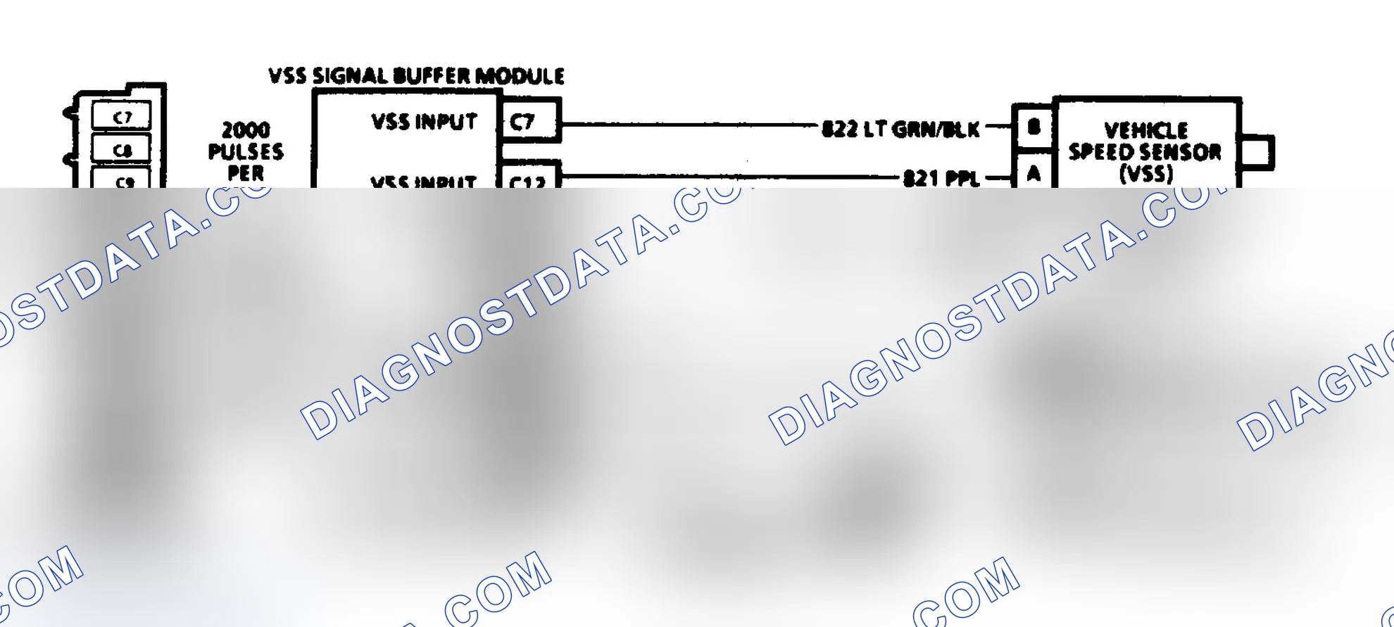 Scheme 23: Code 24 Schematic ("L" & "M" Series) Vehicle Speed Sensor Transmission Output Signal