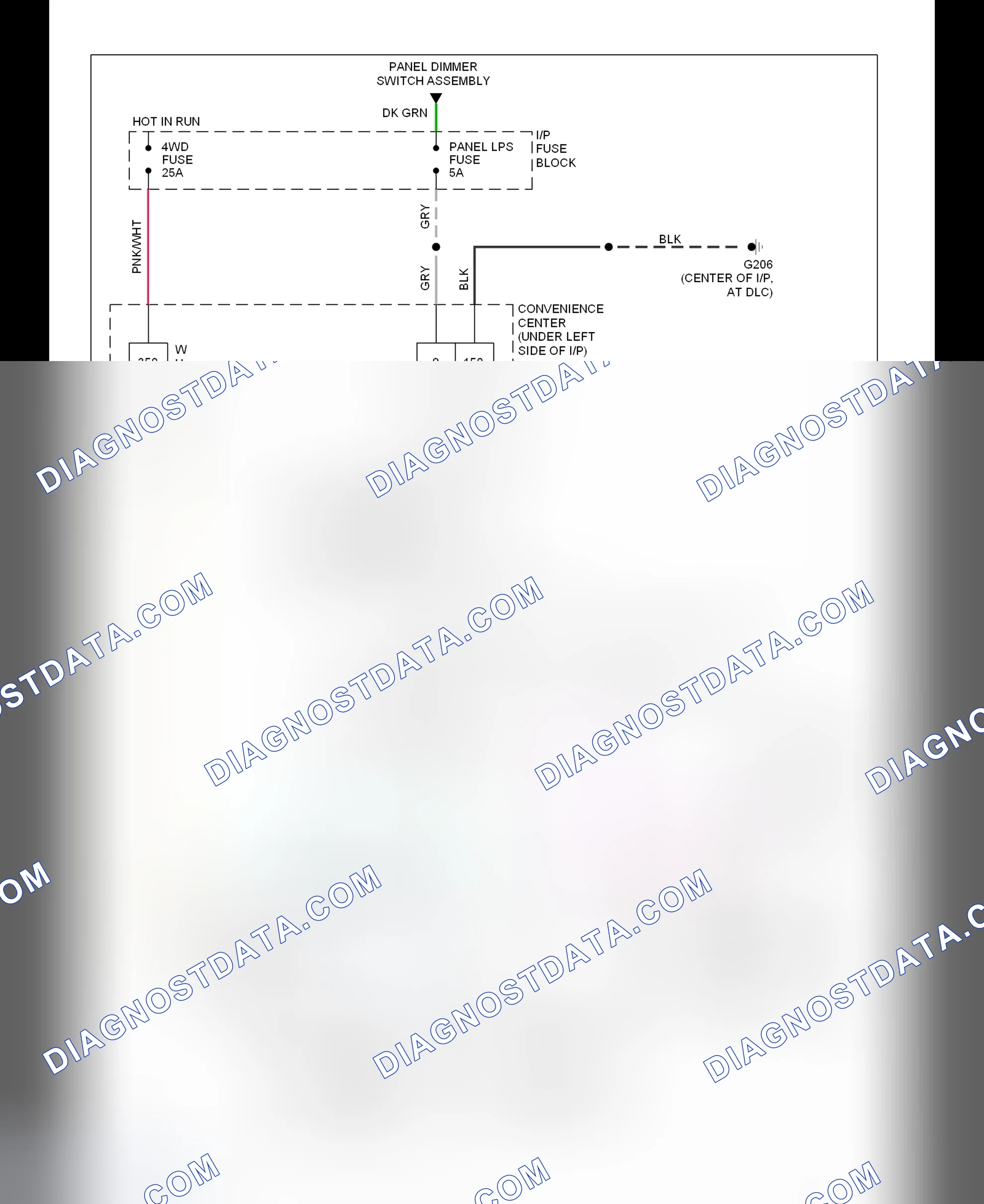 Scheme 9: Transfer Case Circuit (1994 Except K300)
