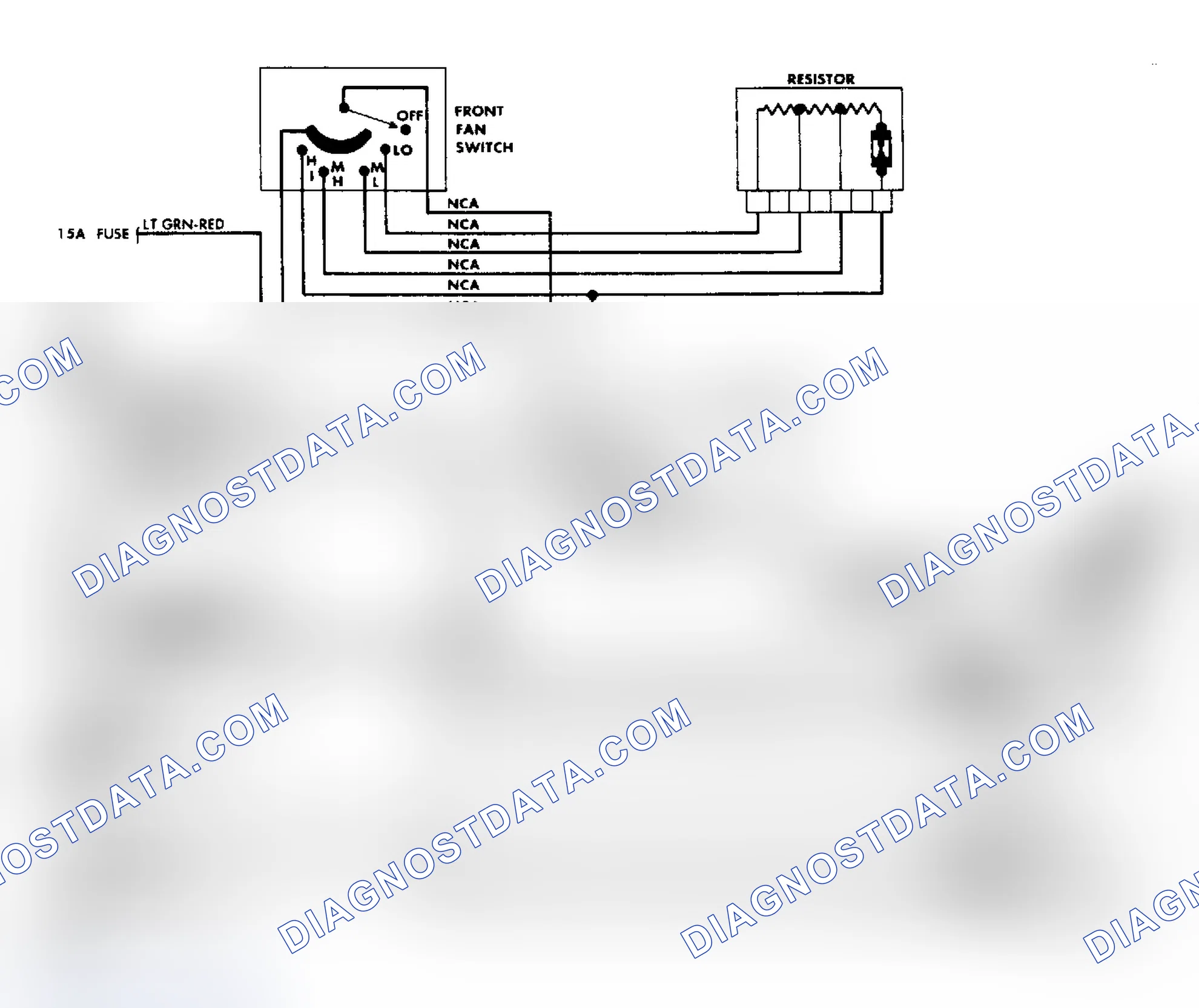 Fig. 10: Van Heater System Wiring Diagram