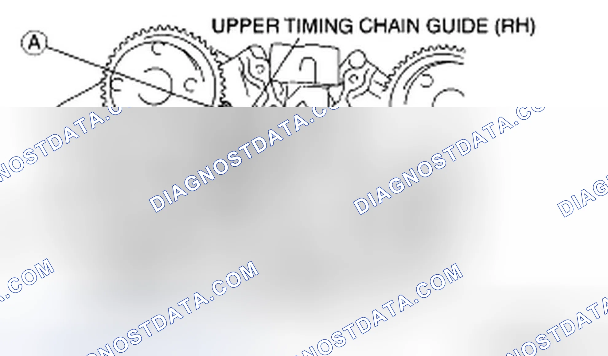 Scheme 20: Upper Timing Chain Guide (RH) Removal Note