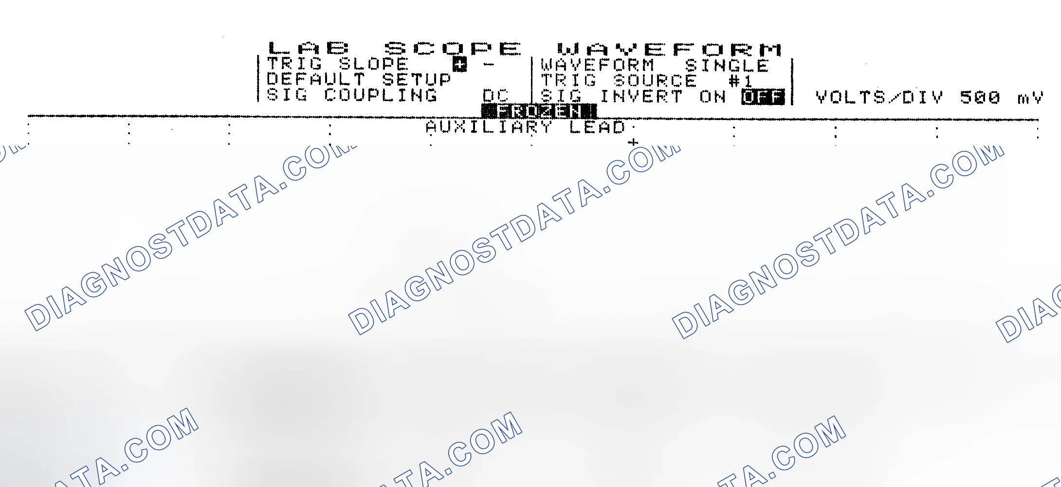 Scheme 10: Single Injector w/Excessive Current Flow - Current Pattern