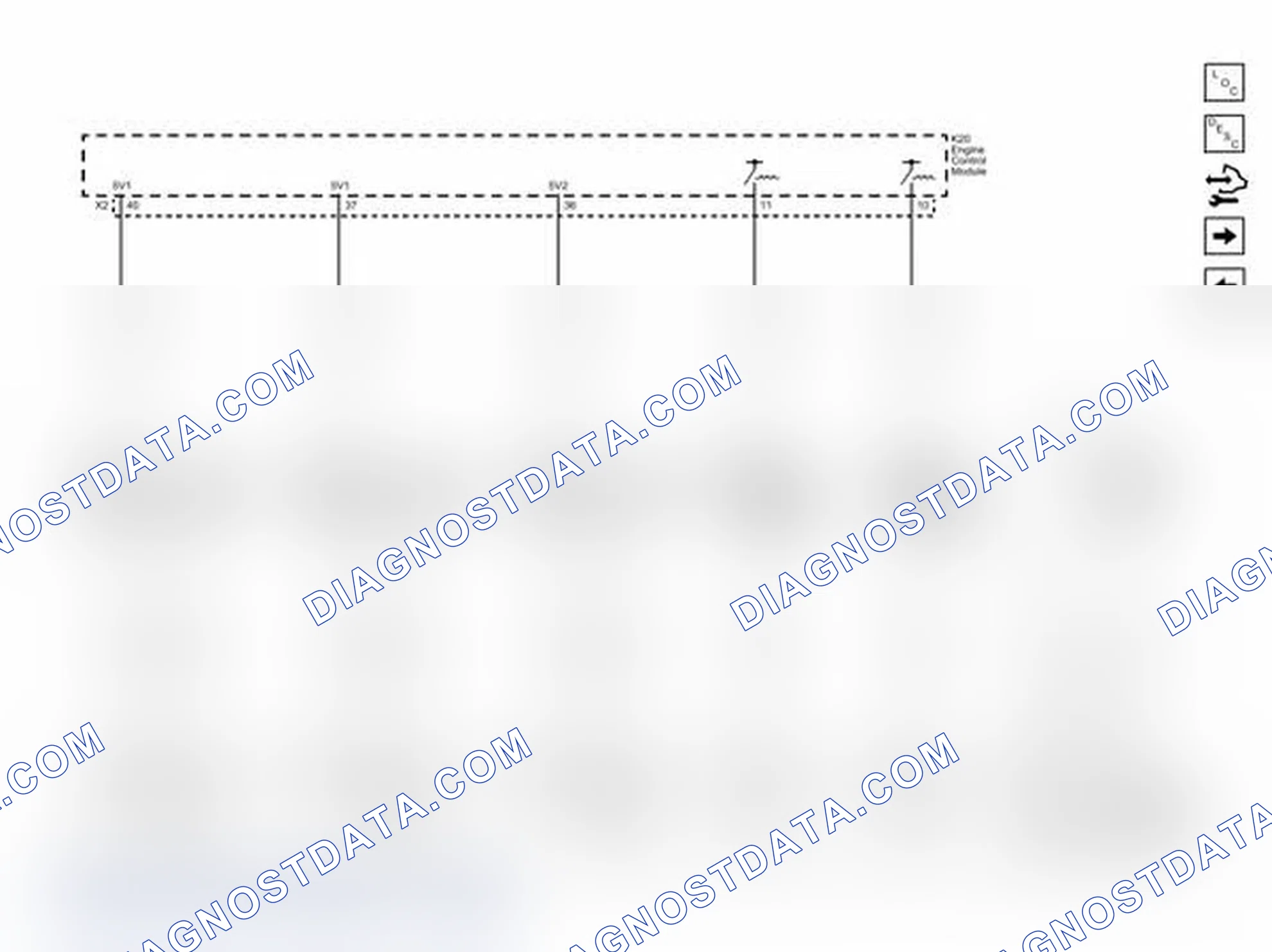 Scheme 42: Camshaft, Crankshaft, and Knock Sensors, Camshaft Actuators