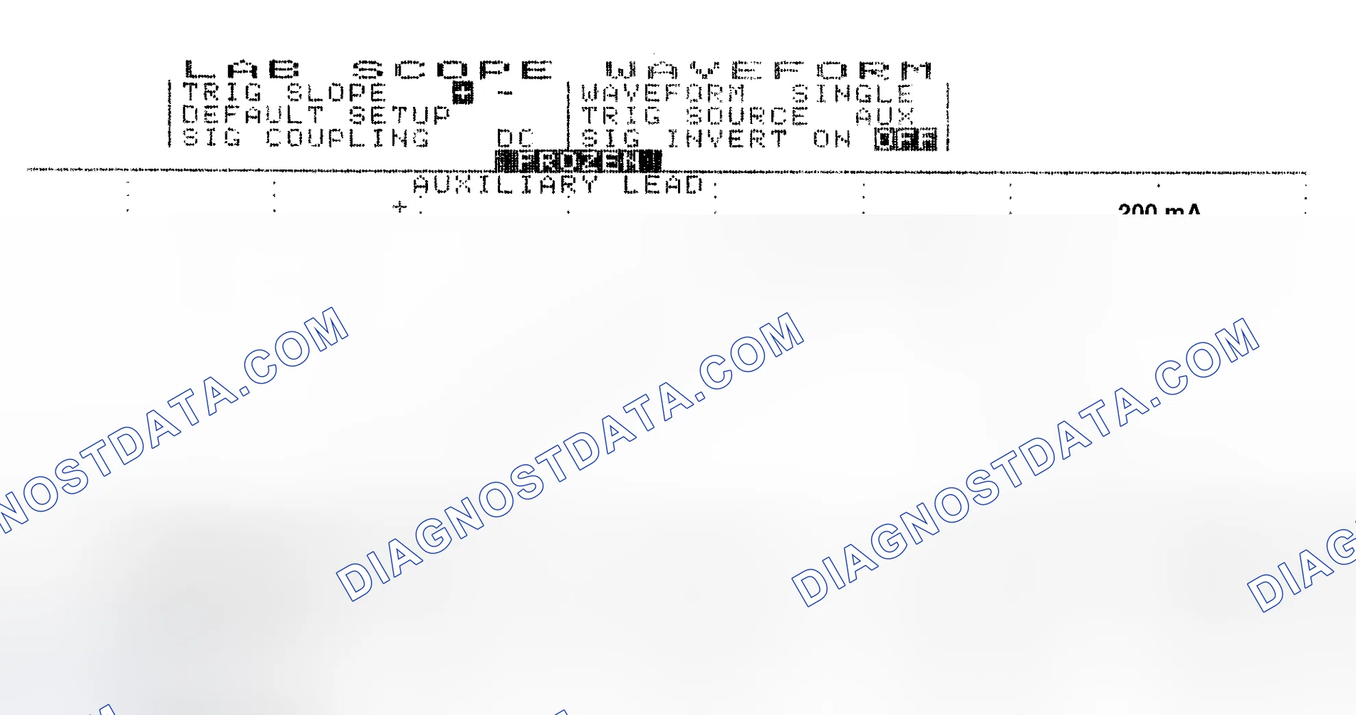 Scheme 13: Single Injector w/Normal Current Flow - Current Pattern