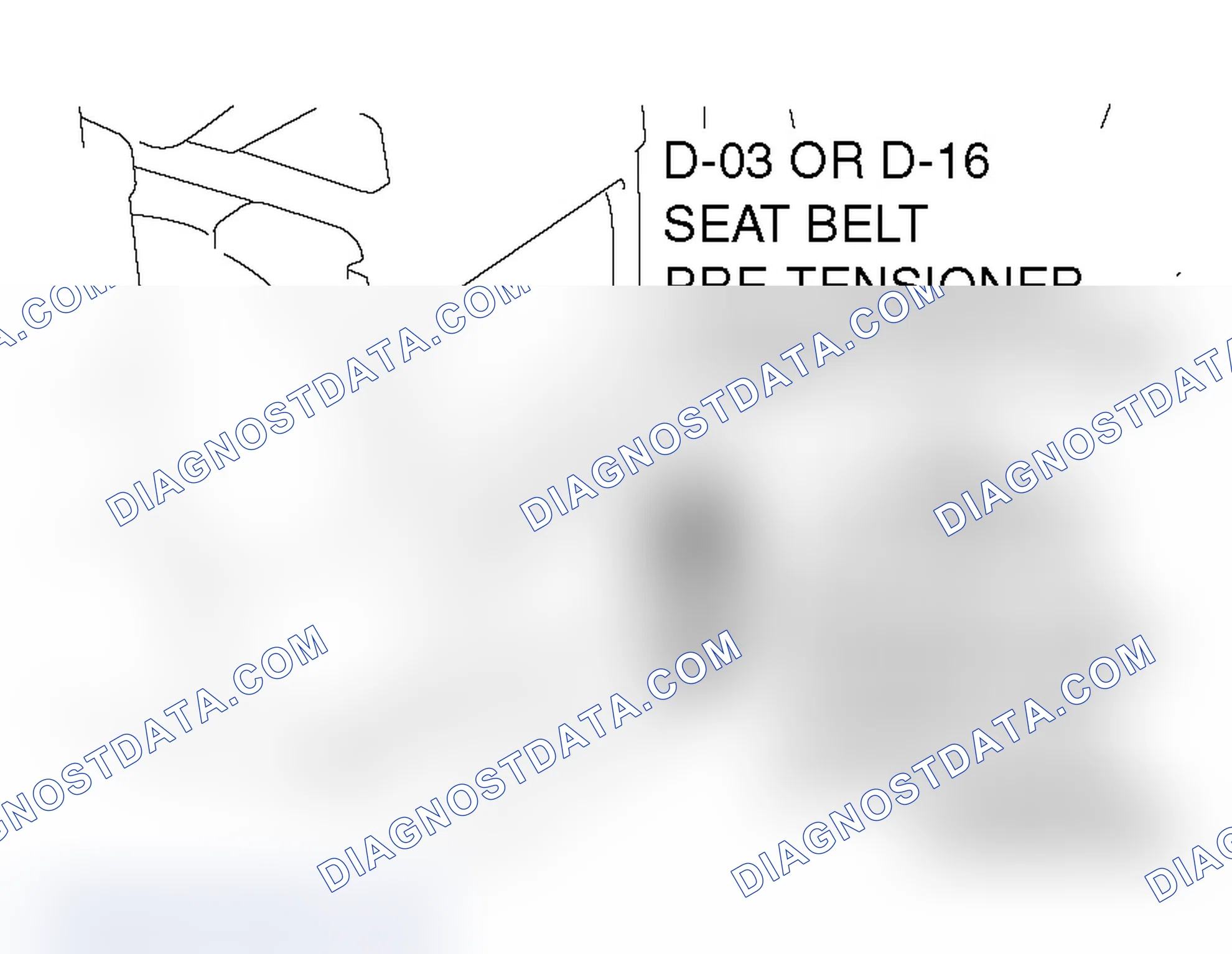 Scheme 572: DEPLOYMENT INSIDE THE VEHICLE (WHEN DISPOSING OF A VEHICLE) < SEAT BELT PRE-TENSIONER >