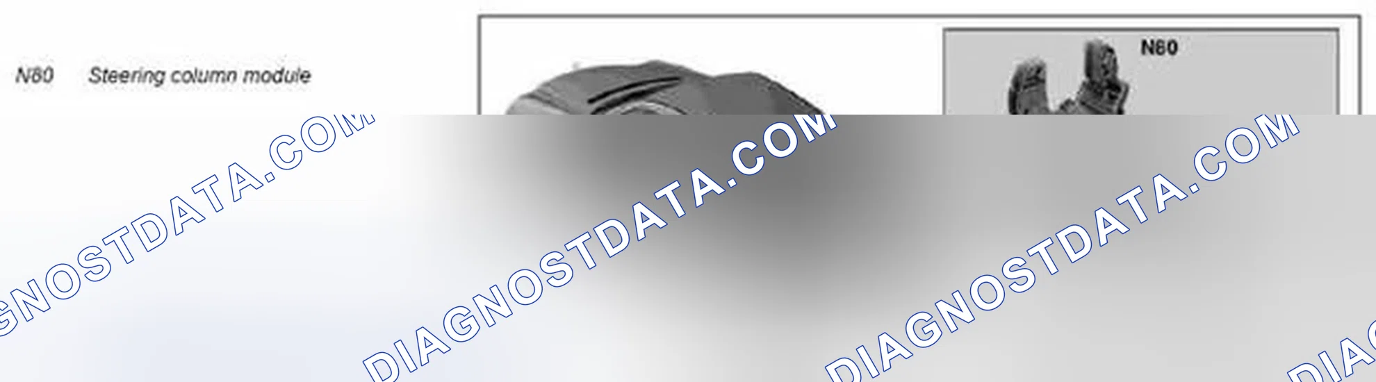 Scheme 61: Steering column module location/task - GF54.21-P-4125T