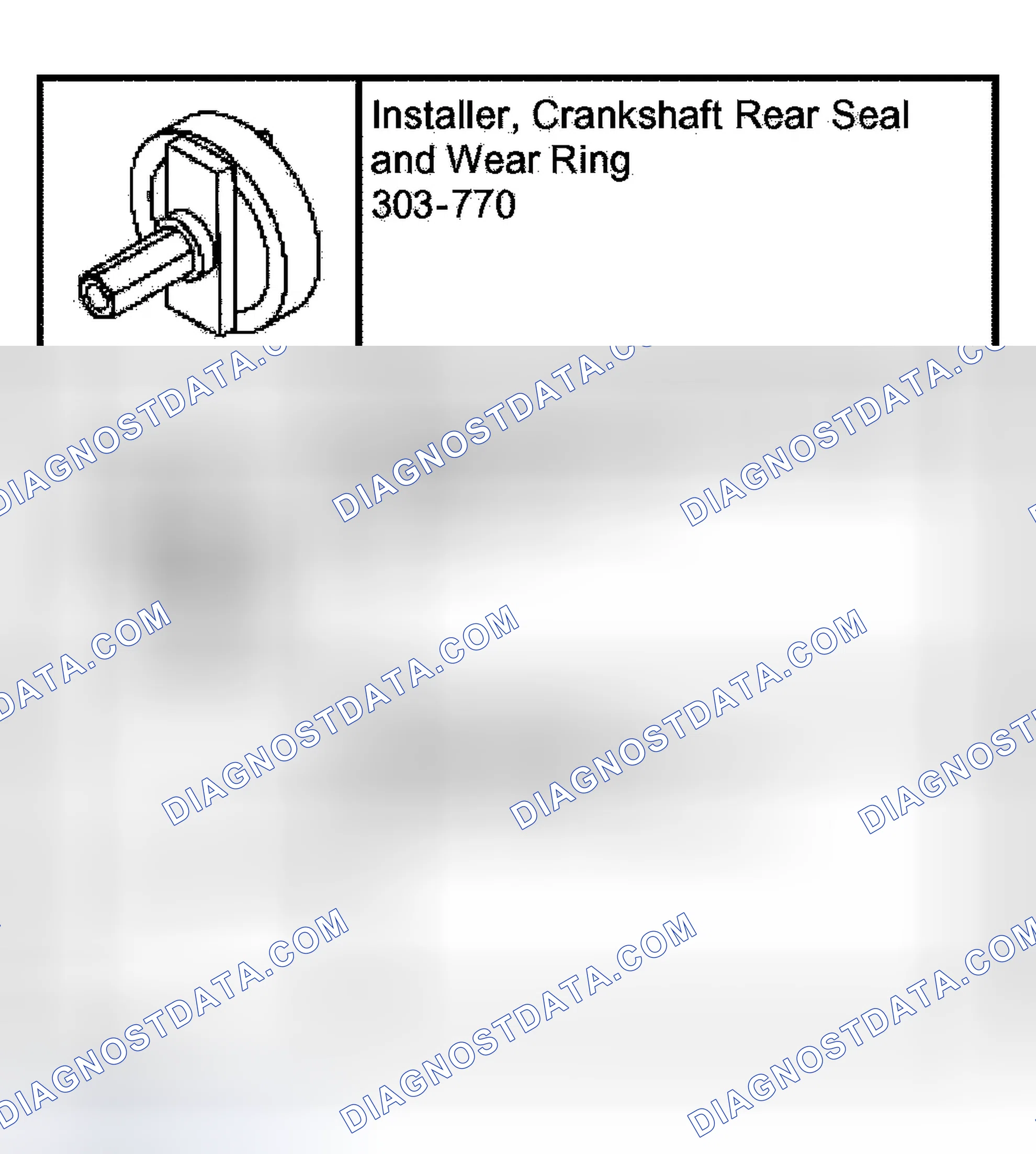 Scheme 1679: Crankshaft Rear Seal