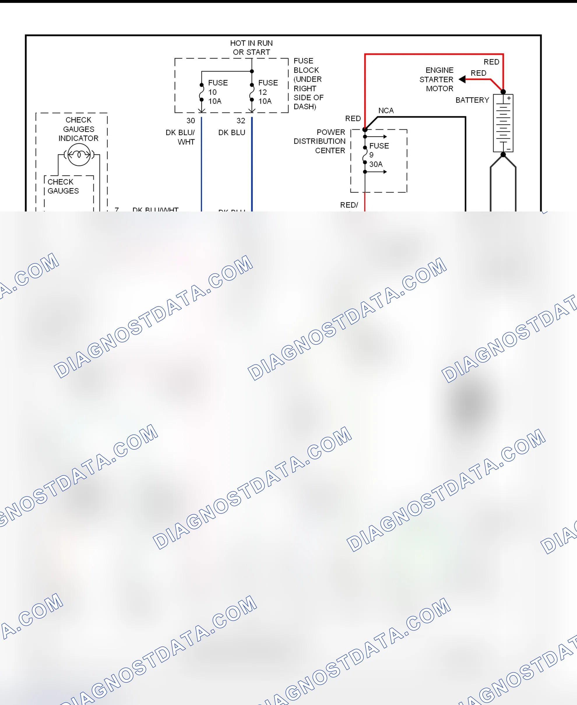 Scheme 6: Charging System Wiring Diagram (Wrangler)