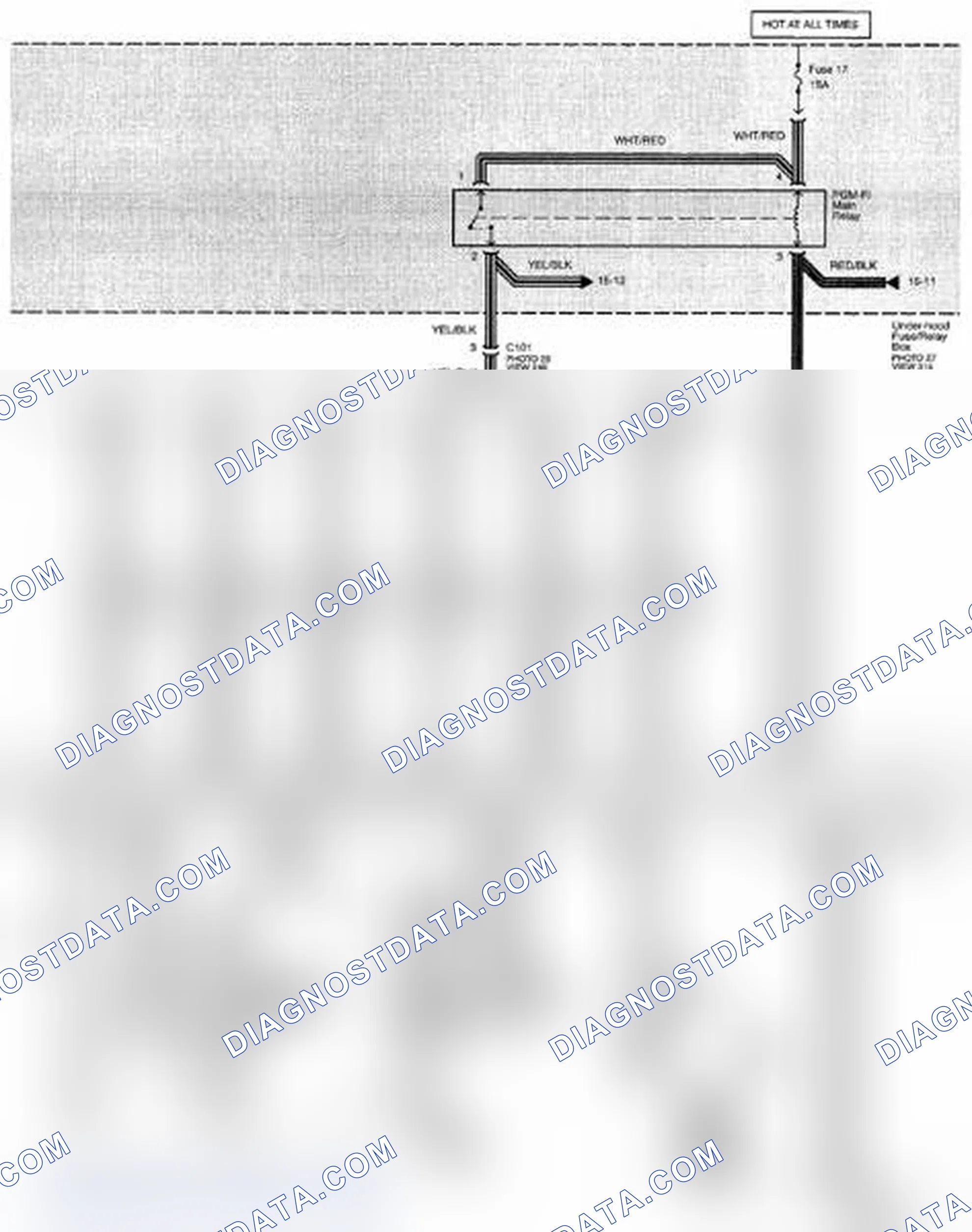Scheme 162: PGM-FI System Circuit Diagram (Page 23-2)