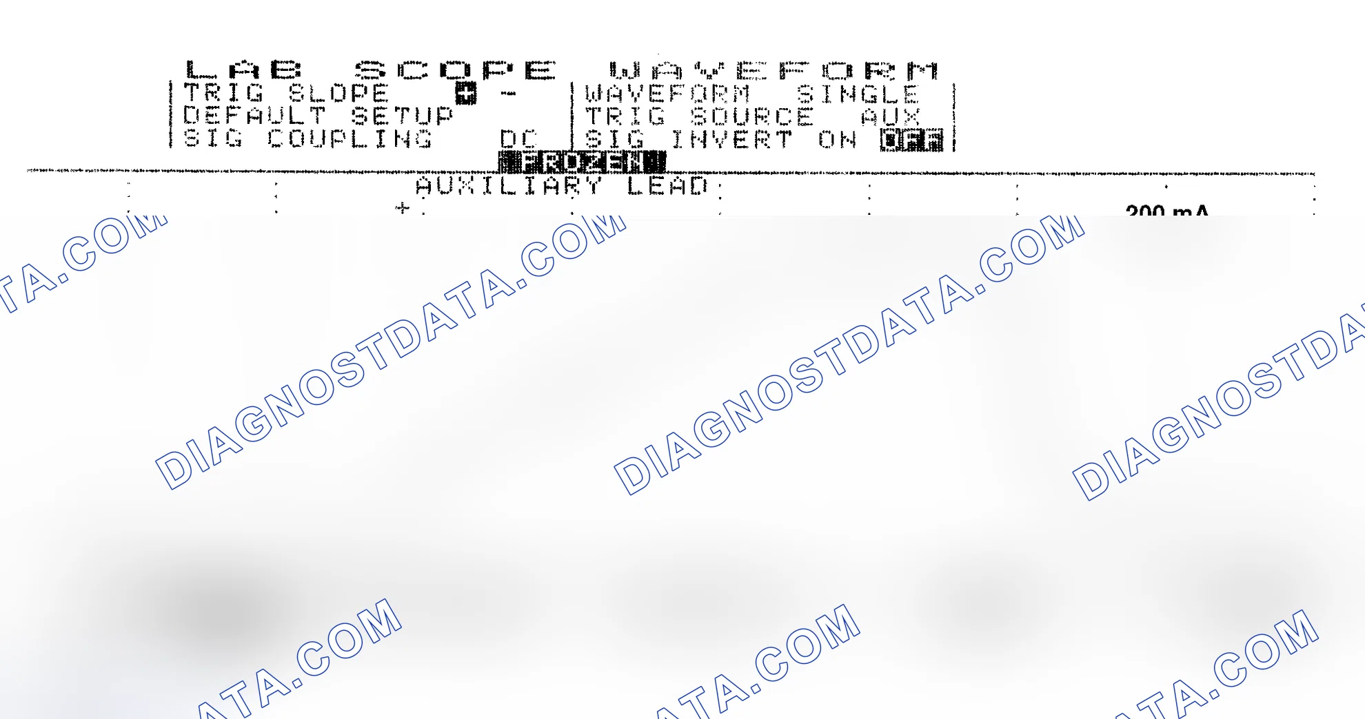 Scheme 13: Single Injector w/Normal Current Flow - Current Pattern