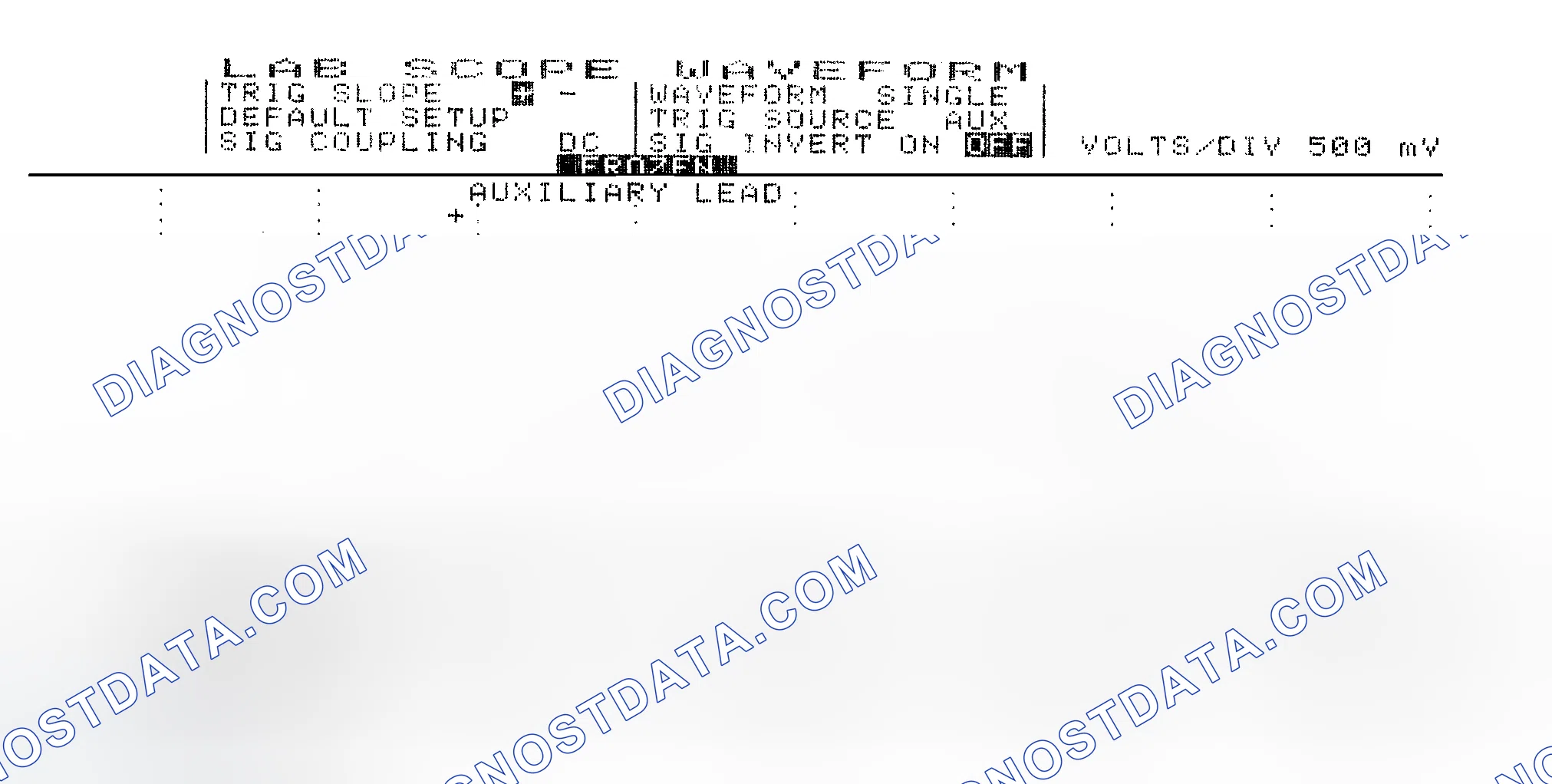 Scheme 14: Single Injector w/Excessive Current Flow - Current Pattern