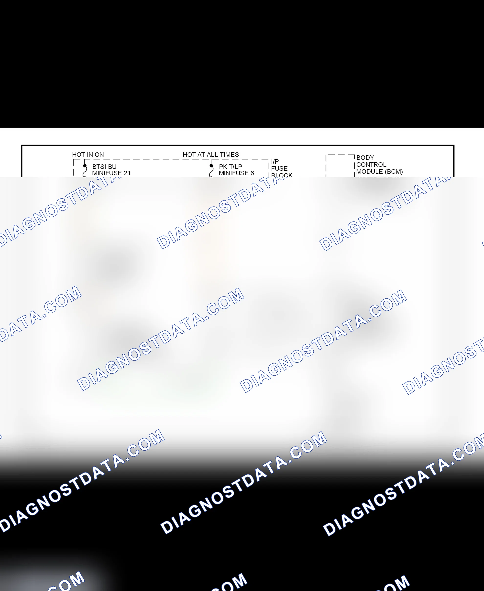 Fig. 36: Shift Interlock System Wiring Diagram (Corvette)