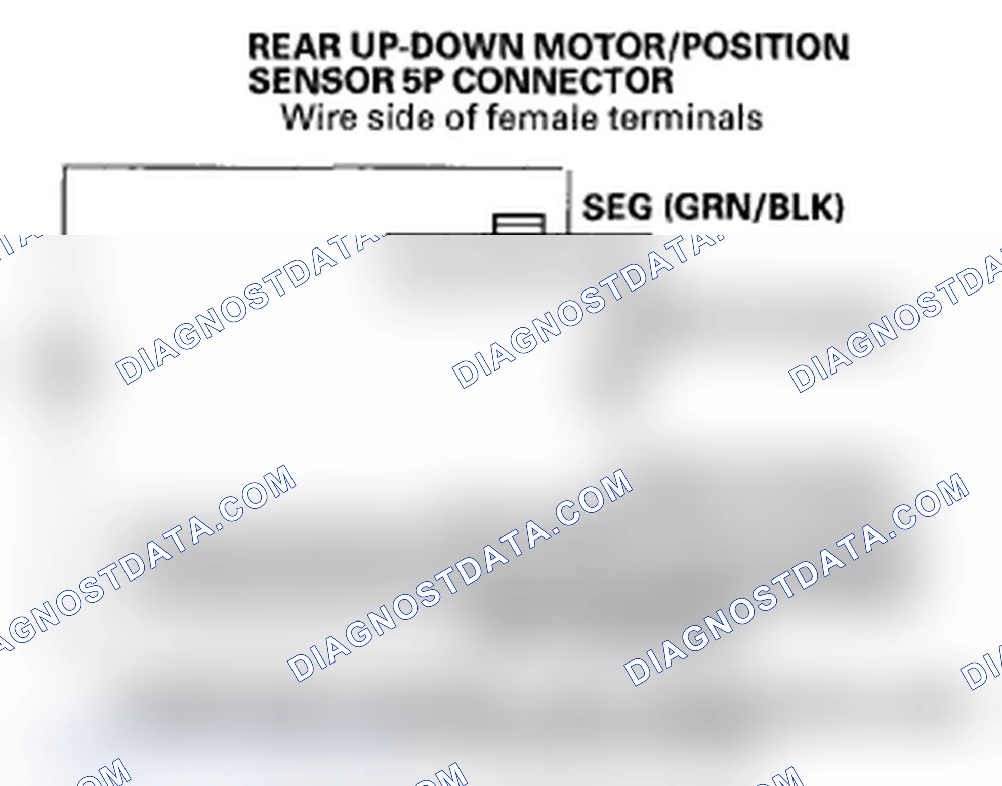Scheme 24: DTC B1827: Power Seat Rear Up-down Motor Pulse Error