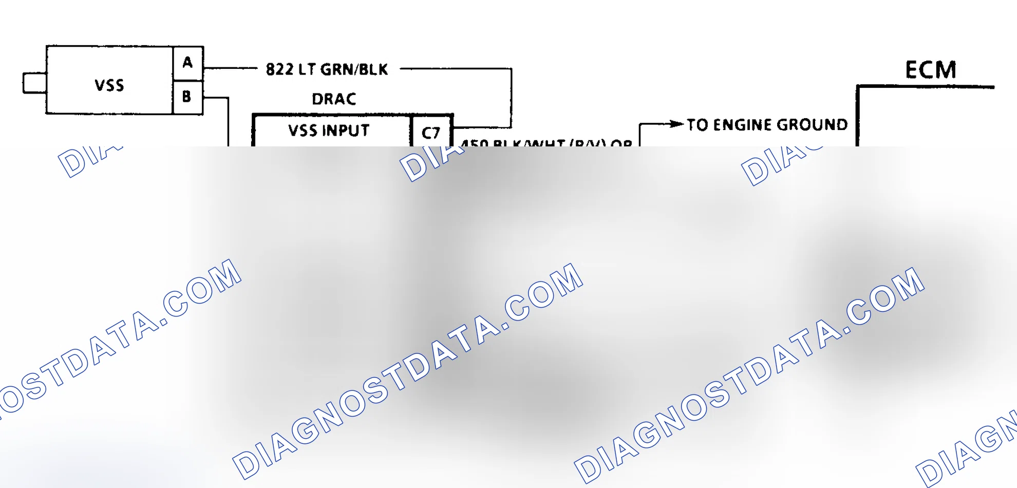Scheme 89: Code 24 Schematic (Astro, Safari & G, P, R & V W/O 4L80-E Transmission) Vehicle Speed Sensor