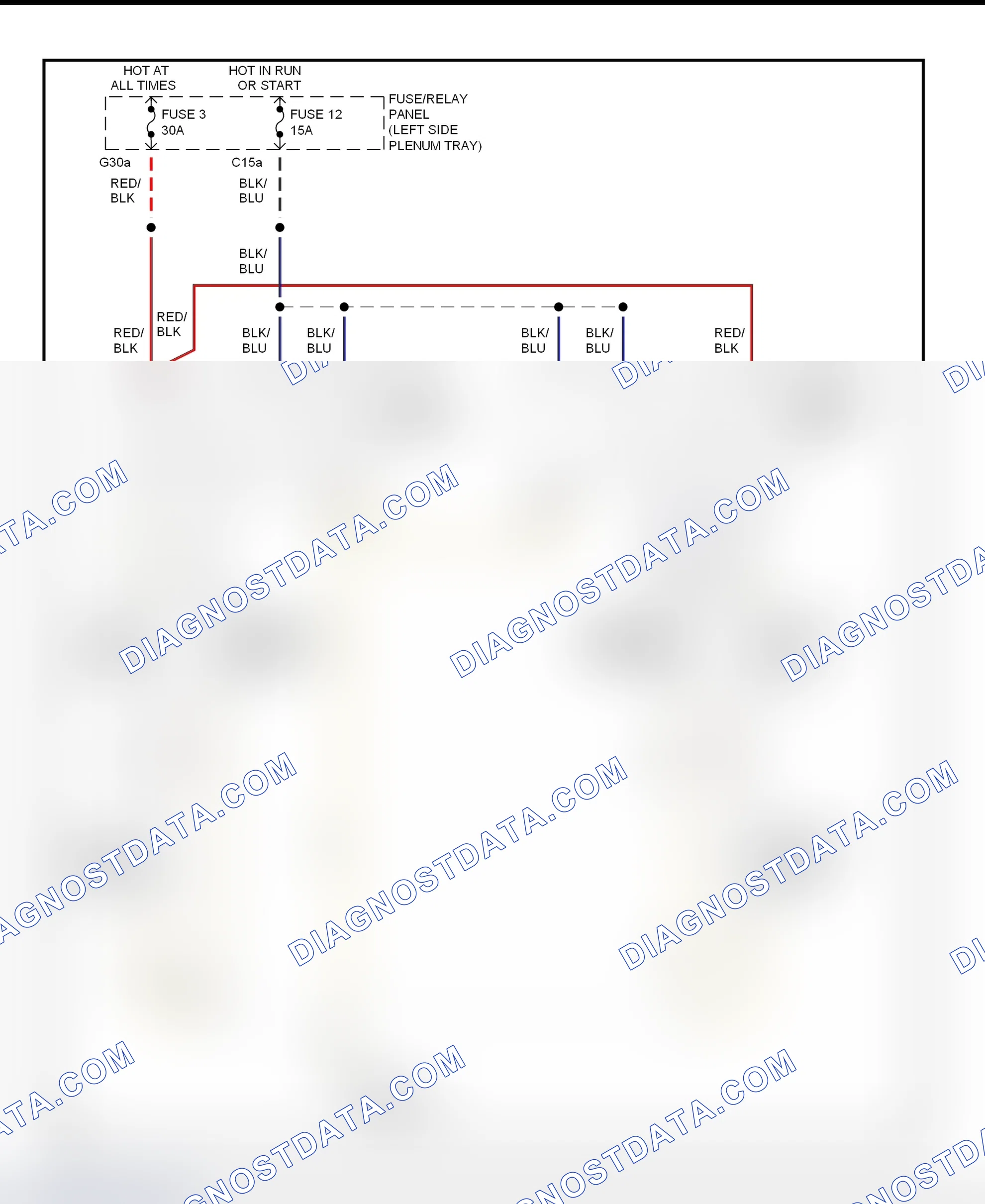 Scheme 6: Power Heated Seat System Wiring Diagram