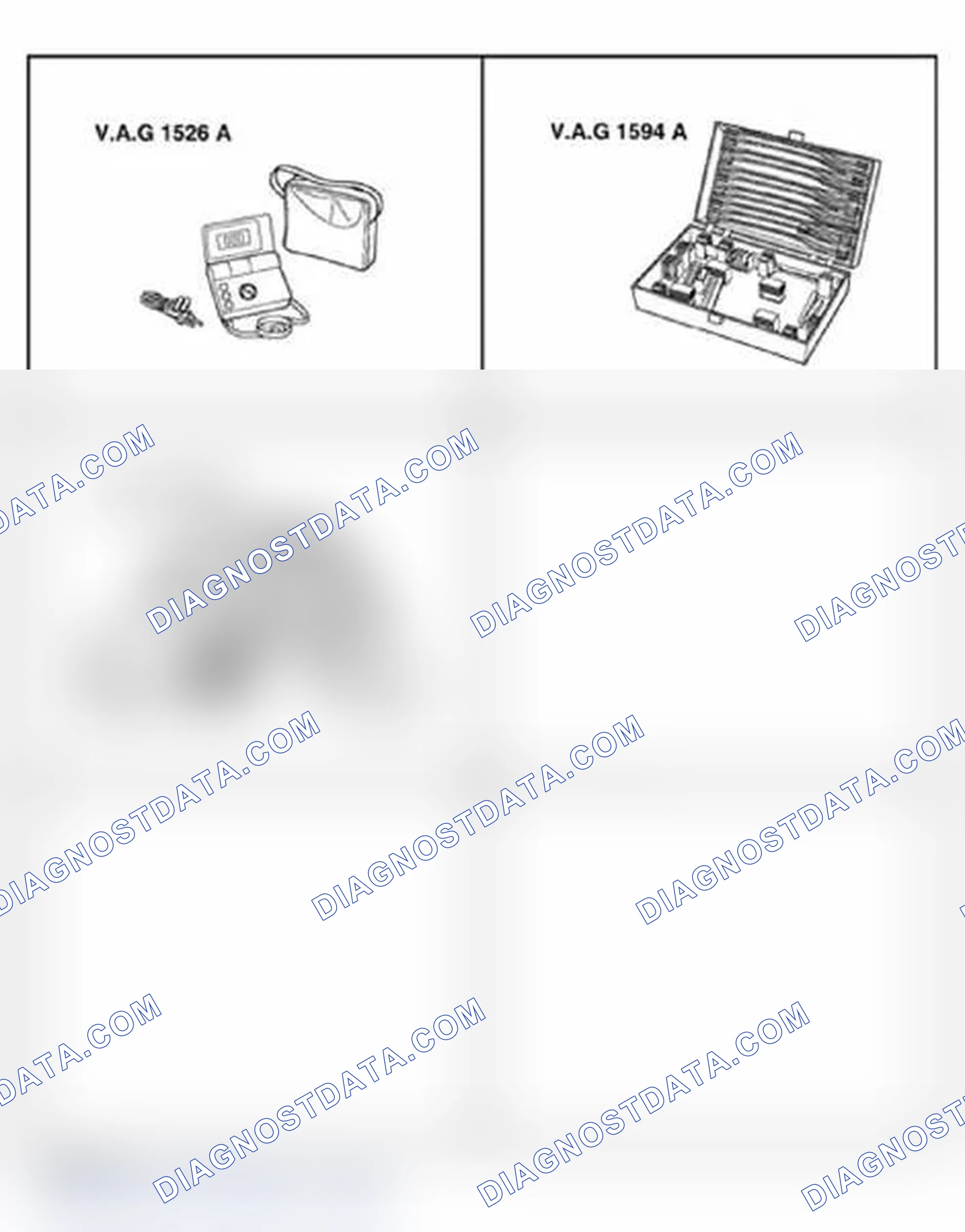 Scheme 73: Special tools and equipment