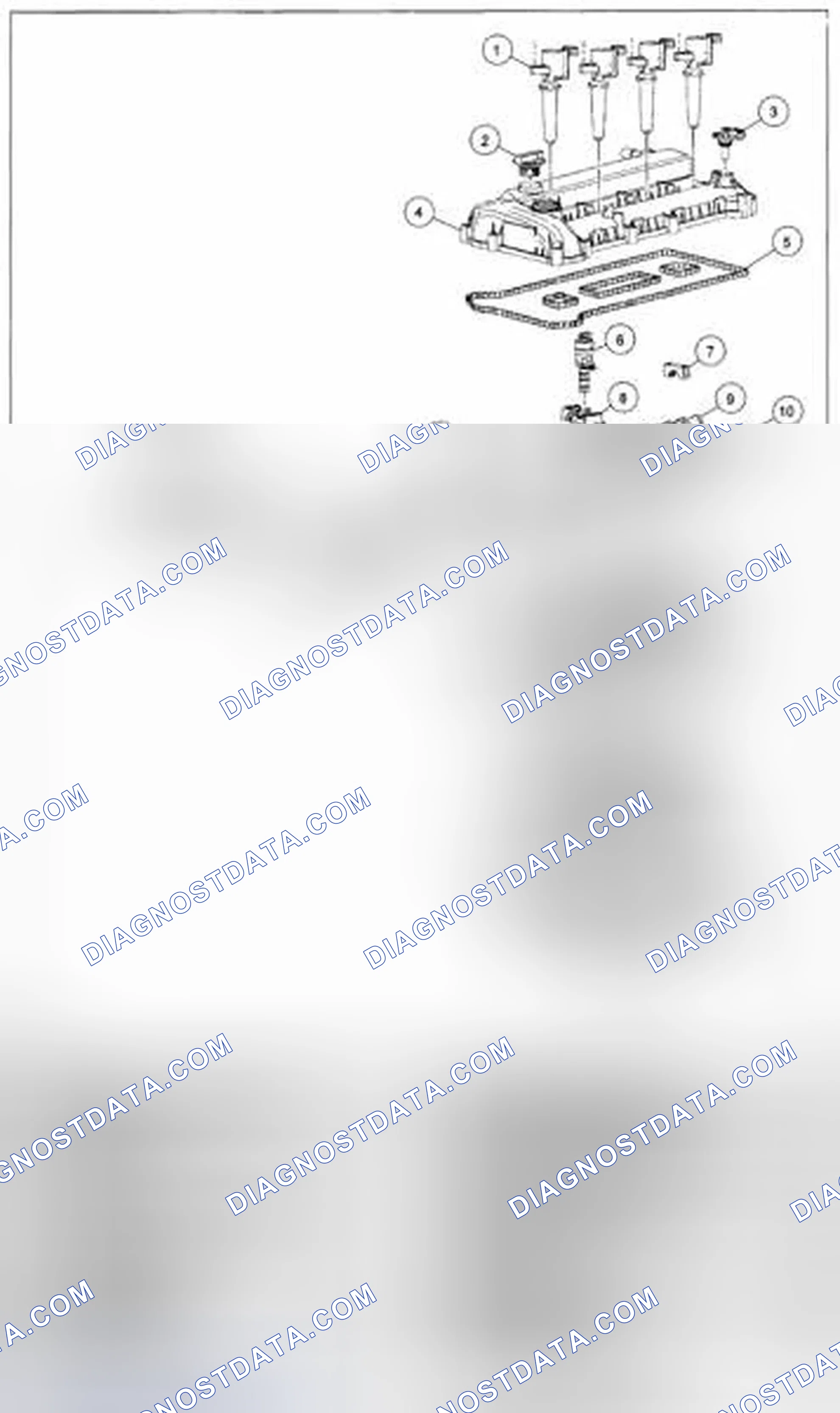 Scheme 327: CYLINDER HEAD EXPLODED VIEW - 2.5L