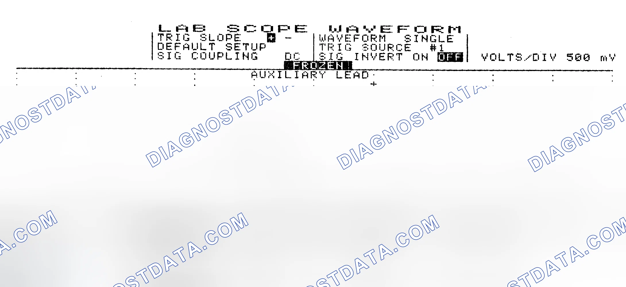 Scheme 10: Single Injector w/Excessive Current Flow - Current Pattern