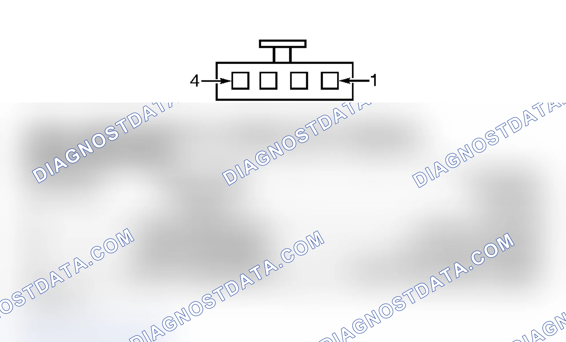 Scheme 14: FUEL PUMP MODULE CONNECTOR END VIEW