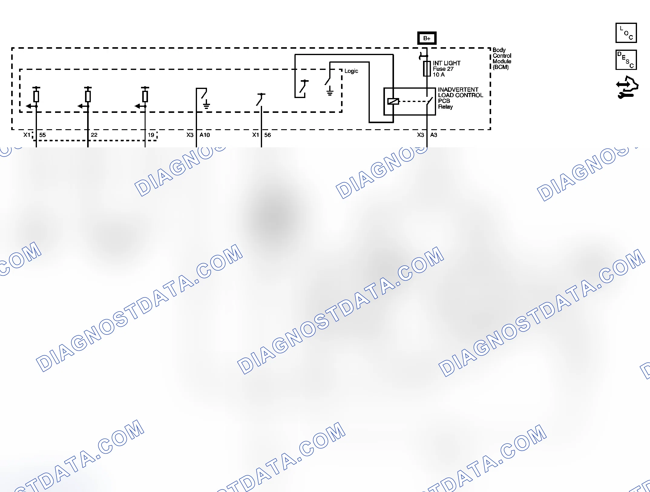 Scheme 9: Interior Lights Schematics