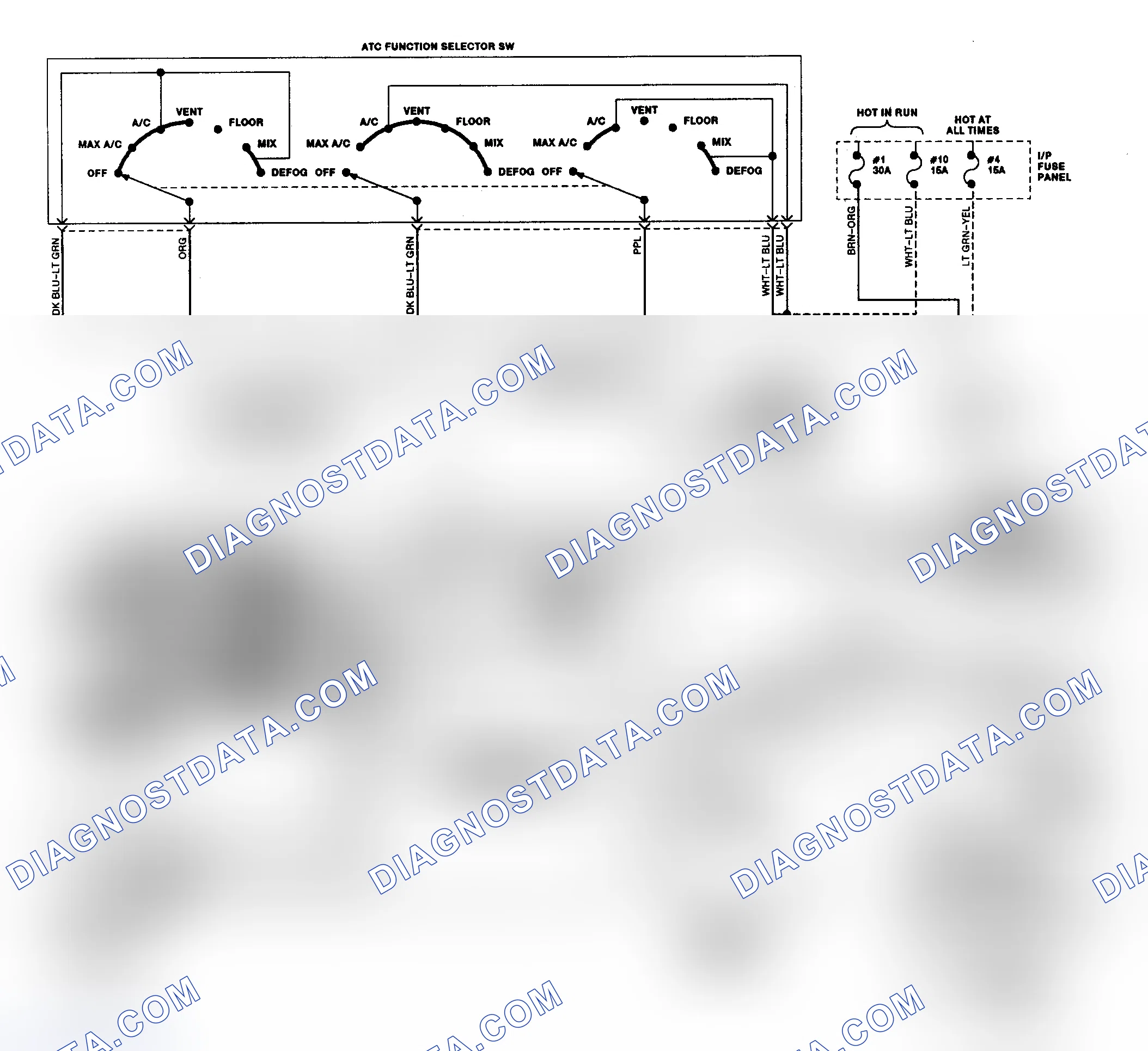 Scheme 11: Automatic A/C-Heater System Wiring Diagram