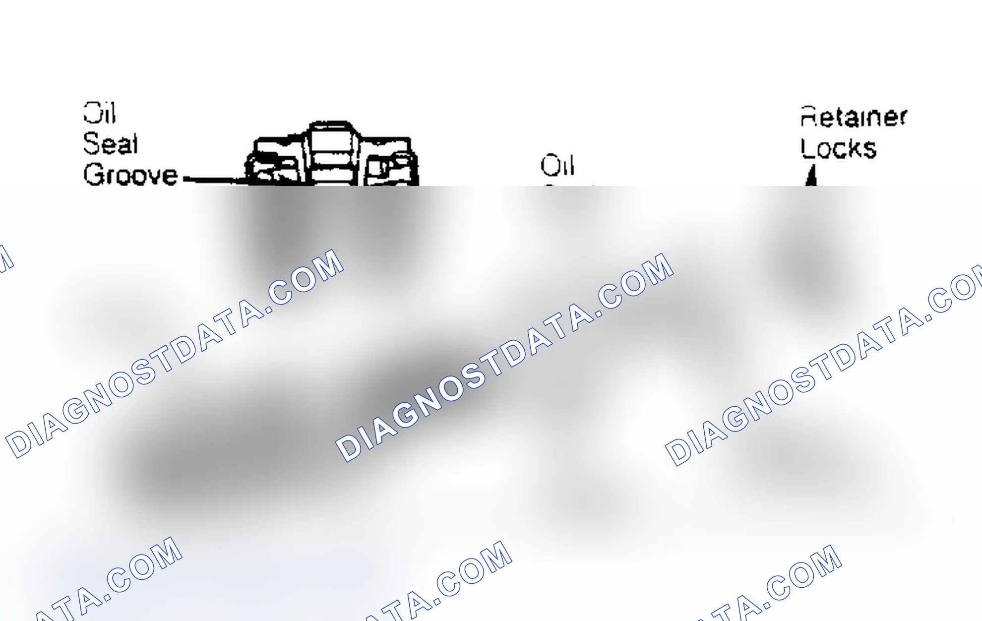 Scheme 33: Exploded View of Valve Spring Assembly Exhaust valves use a rotator.