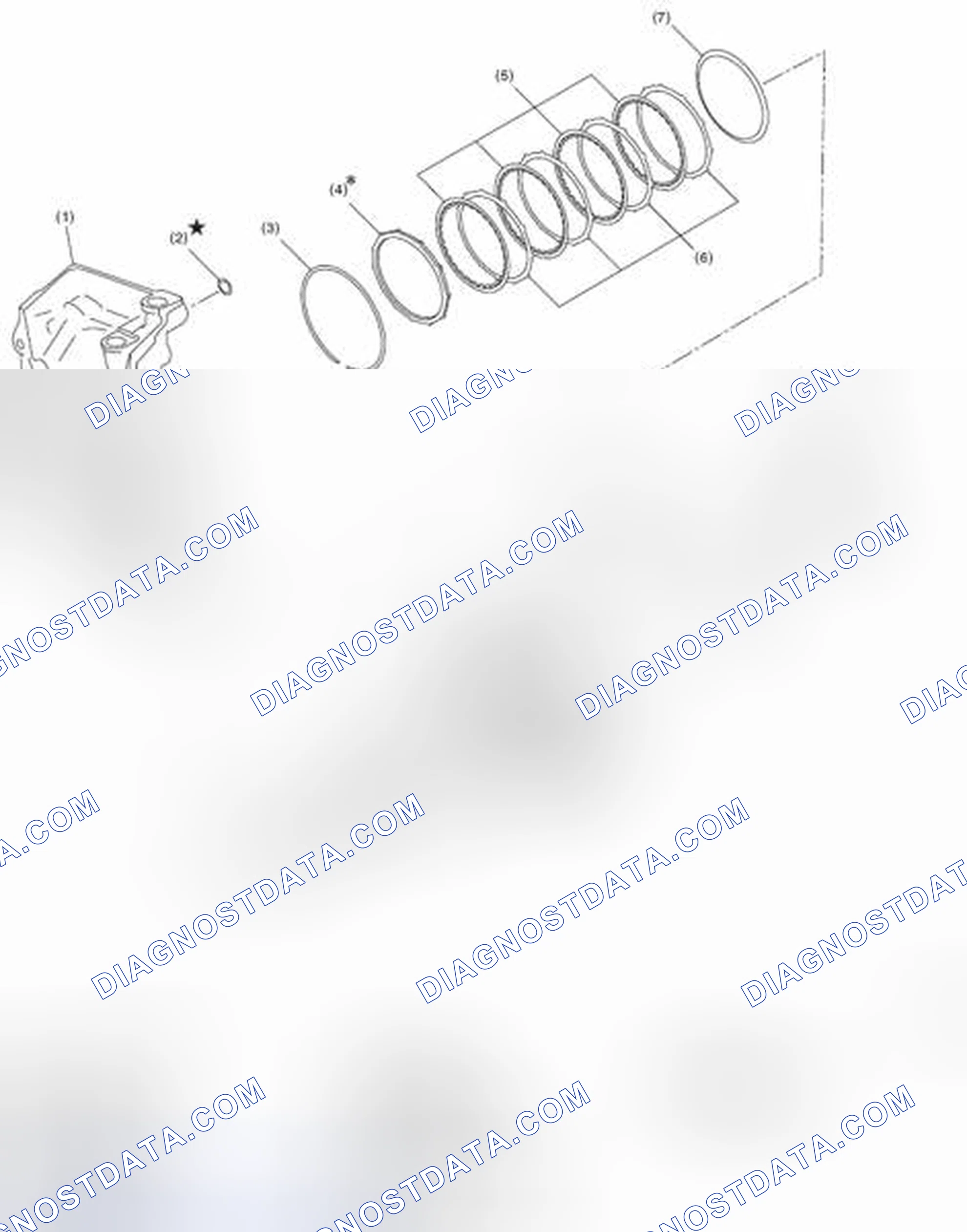 Scheme 627: REVERSE BRAKE ASSEMBLY