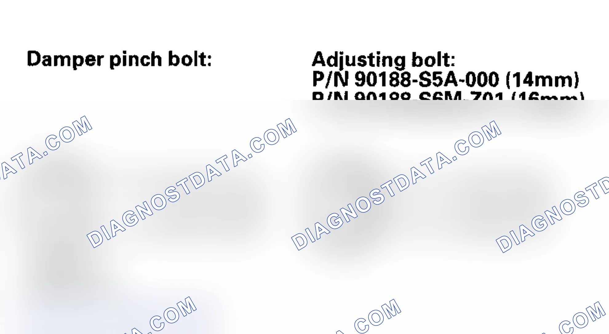 Scheme 10: Front Camber Adjustment