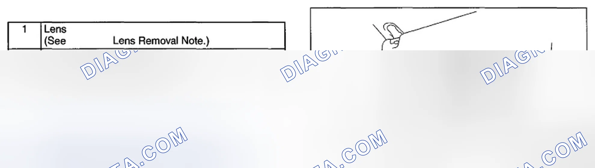Scheme 85: VANITY MIRROR ILLUMINATION BULB REMOVAL/INSTALLATION