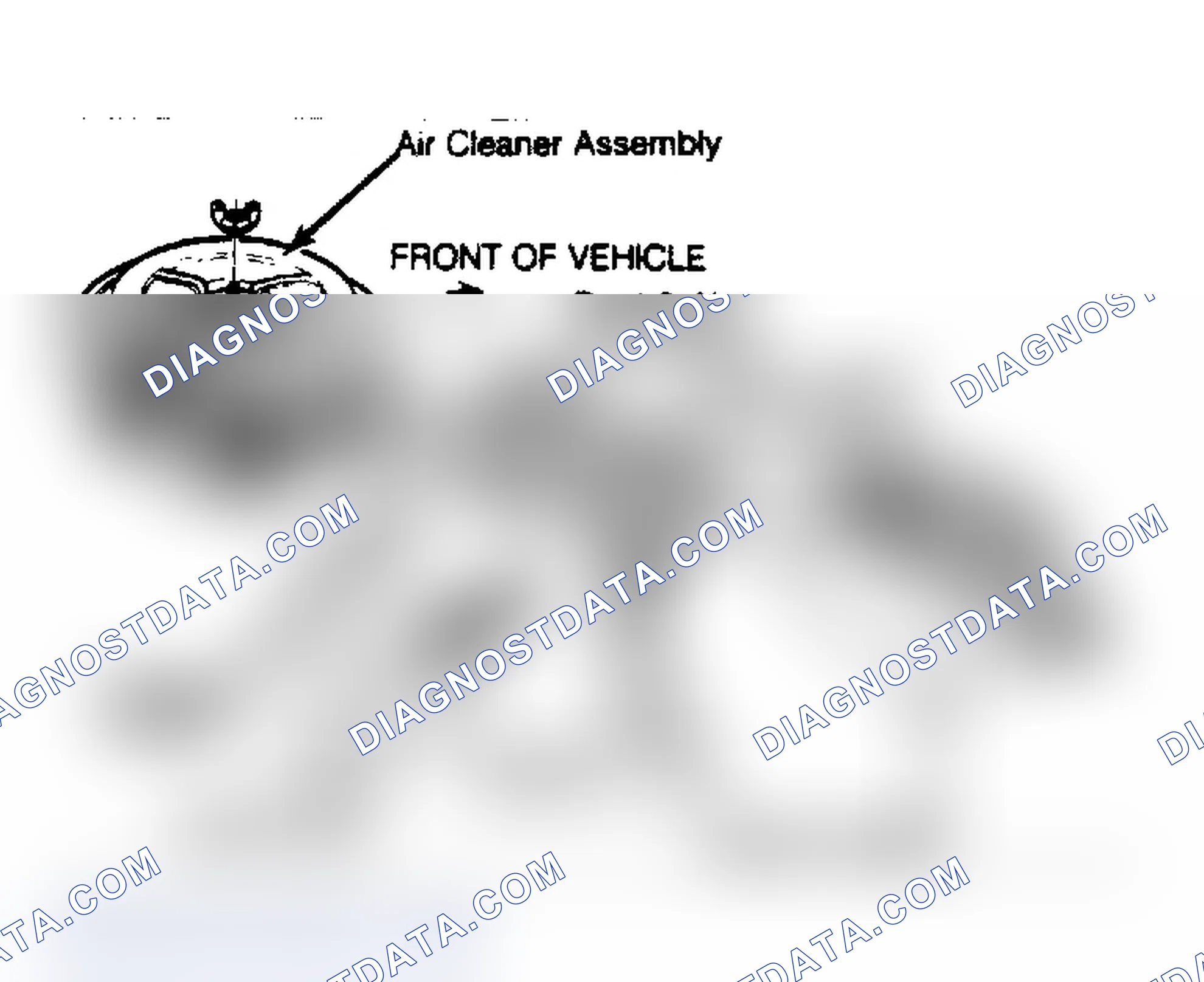 Scheme 88: Exploded View of Thermostatic Air Cleaner Assembly