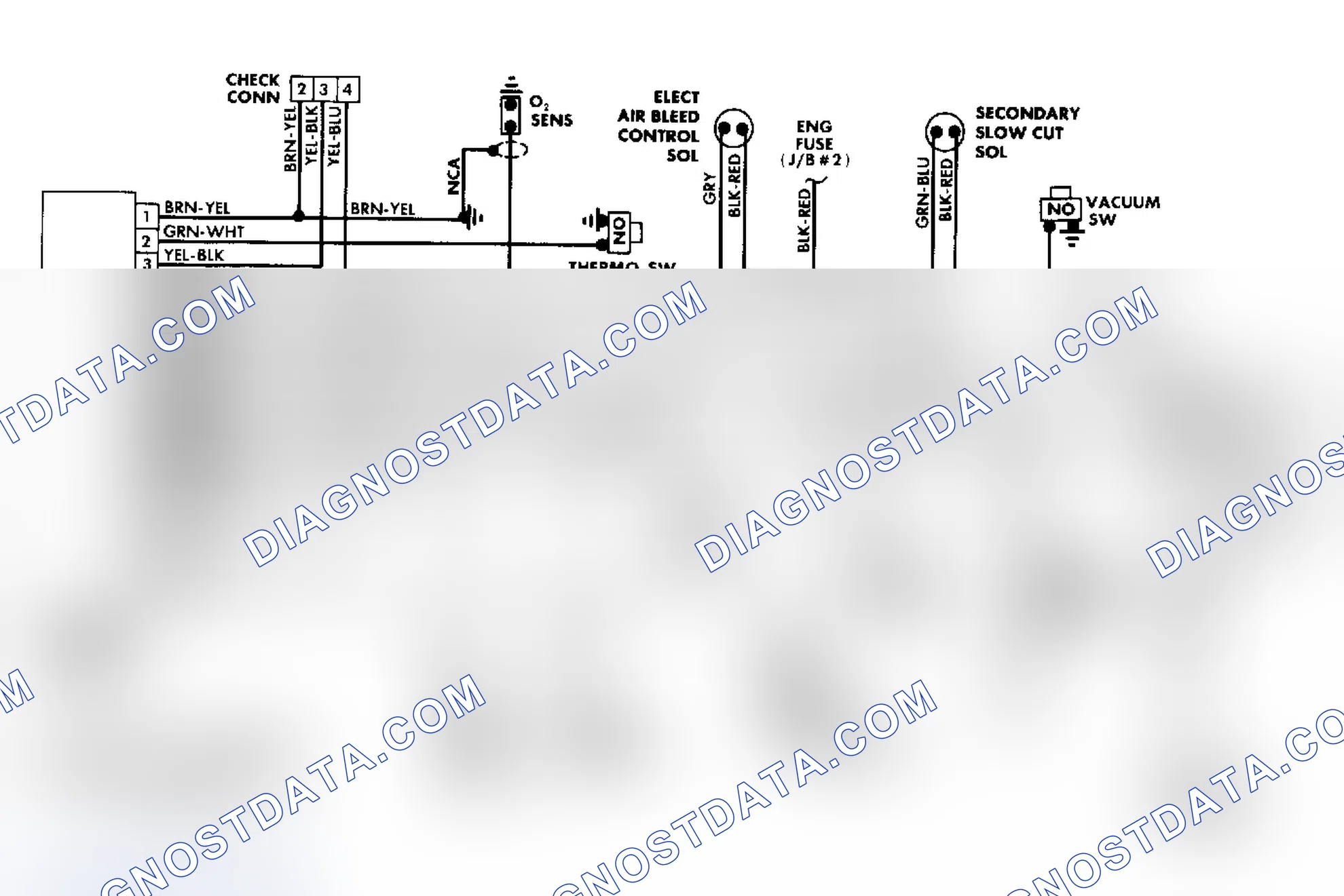 Scheme 5: Computer Controlled Emission System Wiring Diagram (Wagon)