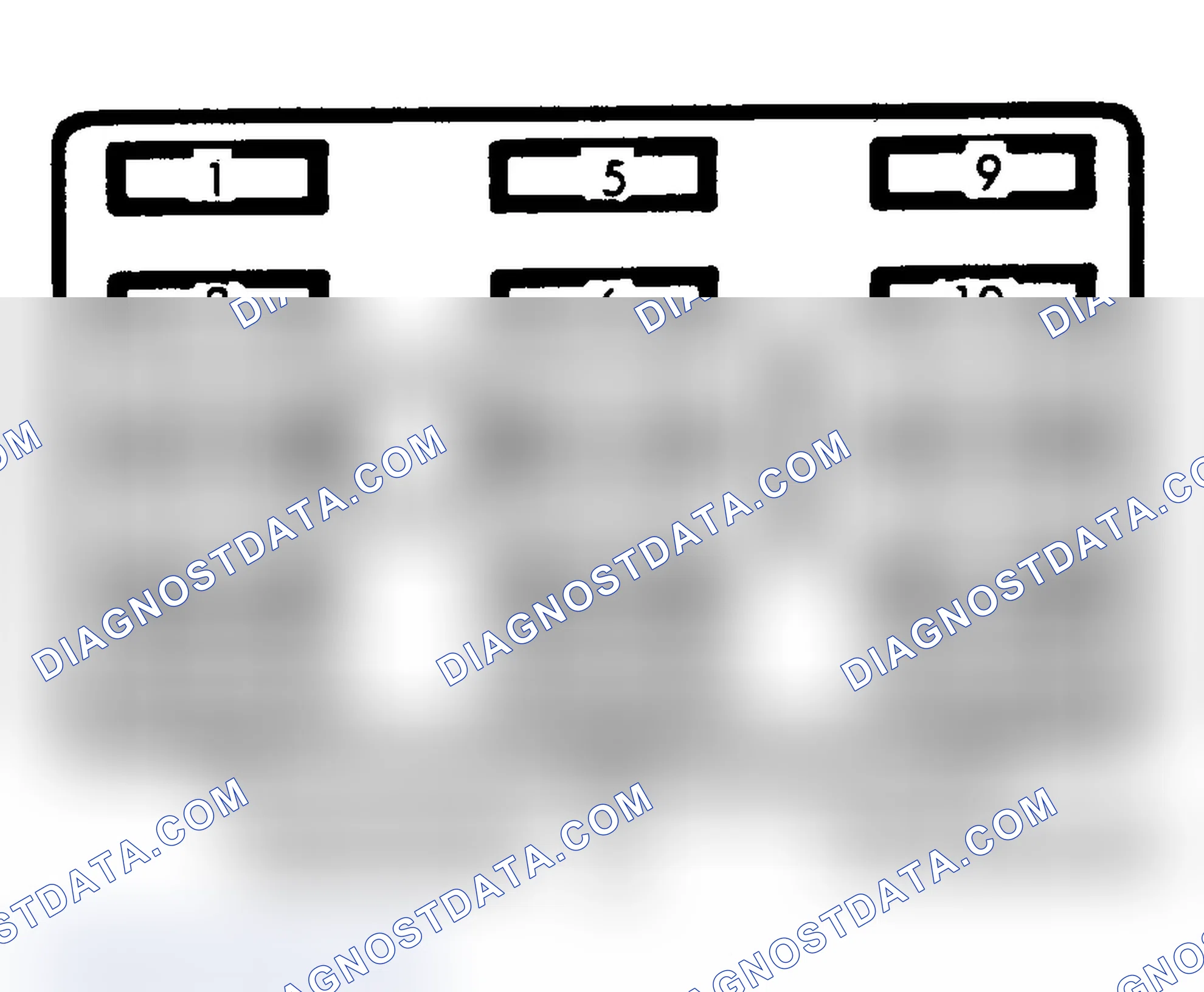 Scheme 11: FUSE PANEL IDENTIFICATION (1985-88 MODELS)