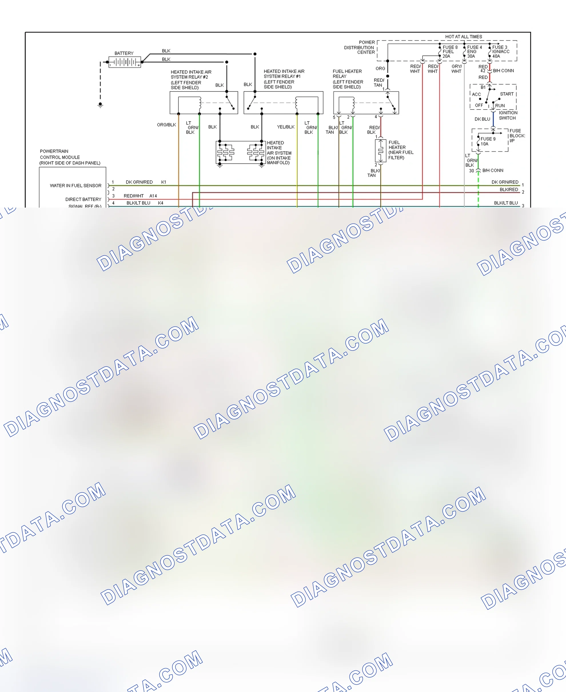 Scheme 141: Wiring Diagram (Ram Pickup - 5.9L Diesel - 1 Of 2)