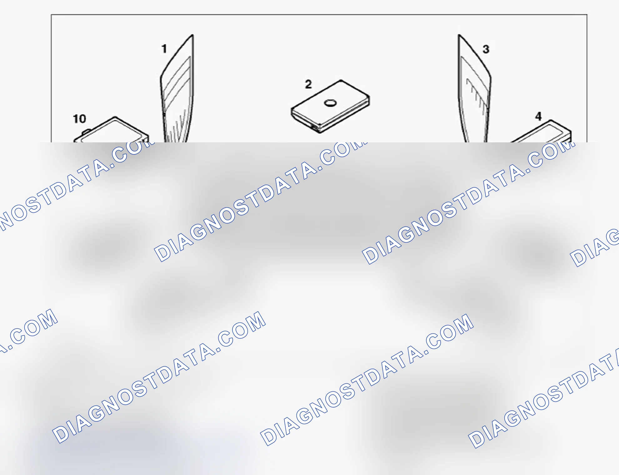 Scheme 5: Screen Aerial Components - Up to 2005 MY
