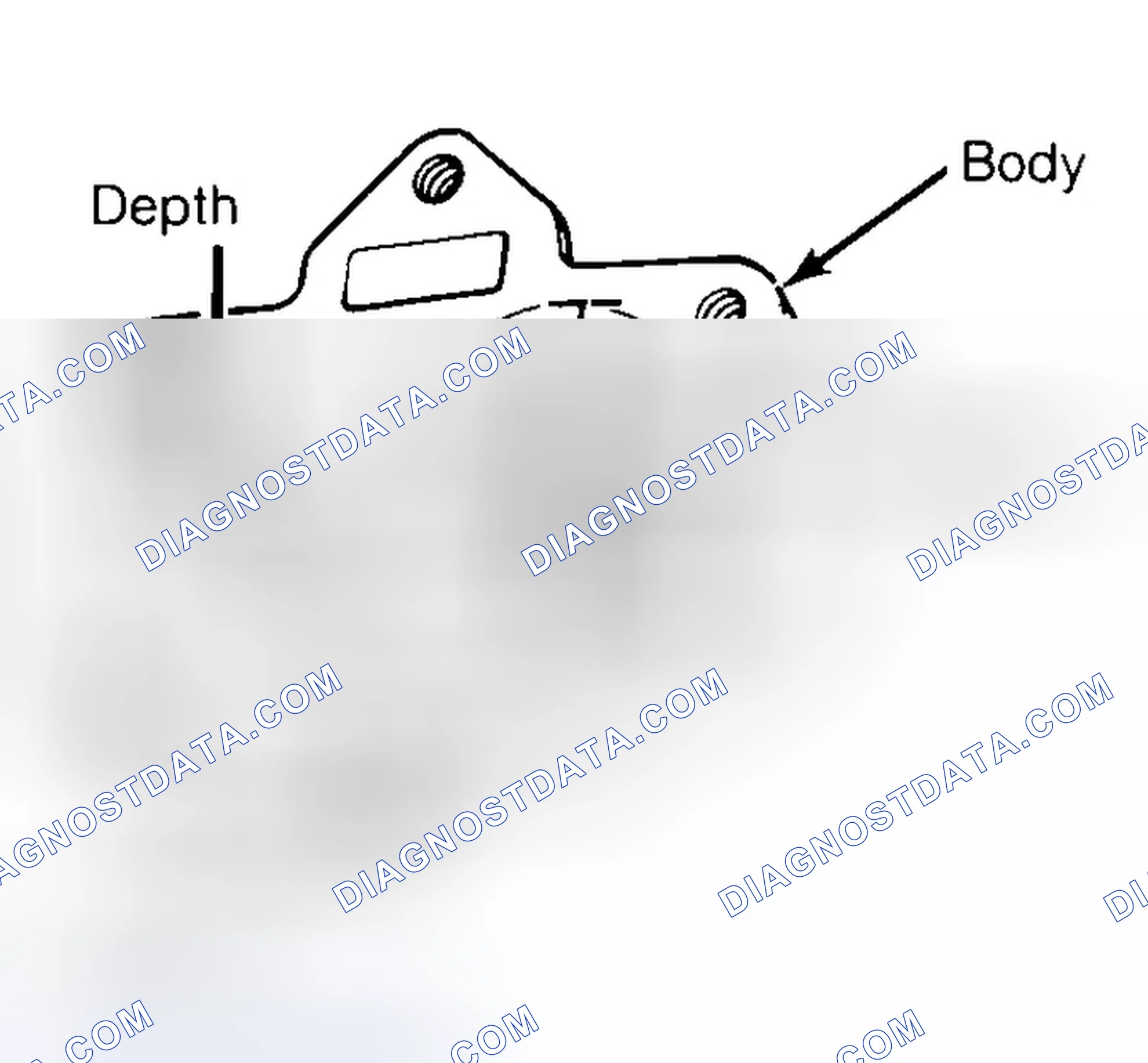 Scheme 35: Measuring Oil Pump Gear Cavity