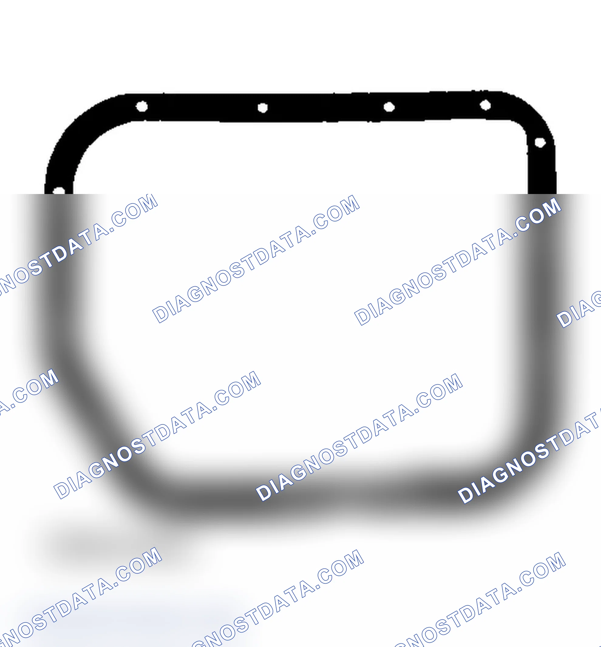 Scheme 1: Identifying Oil Pan Gasket (32RH, 42RE & 44RE)