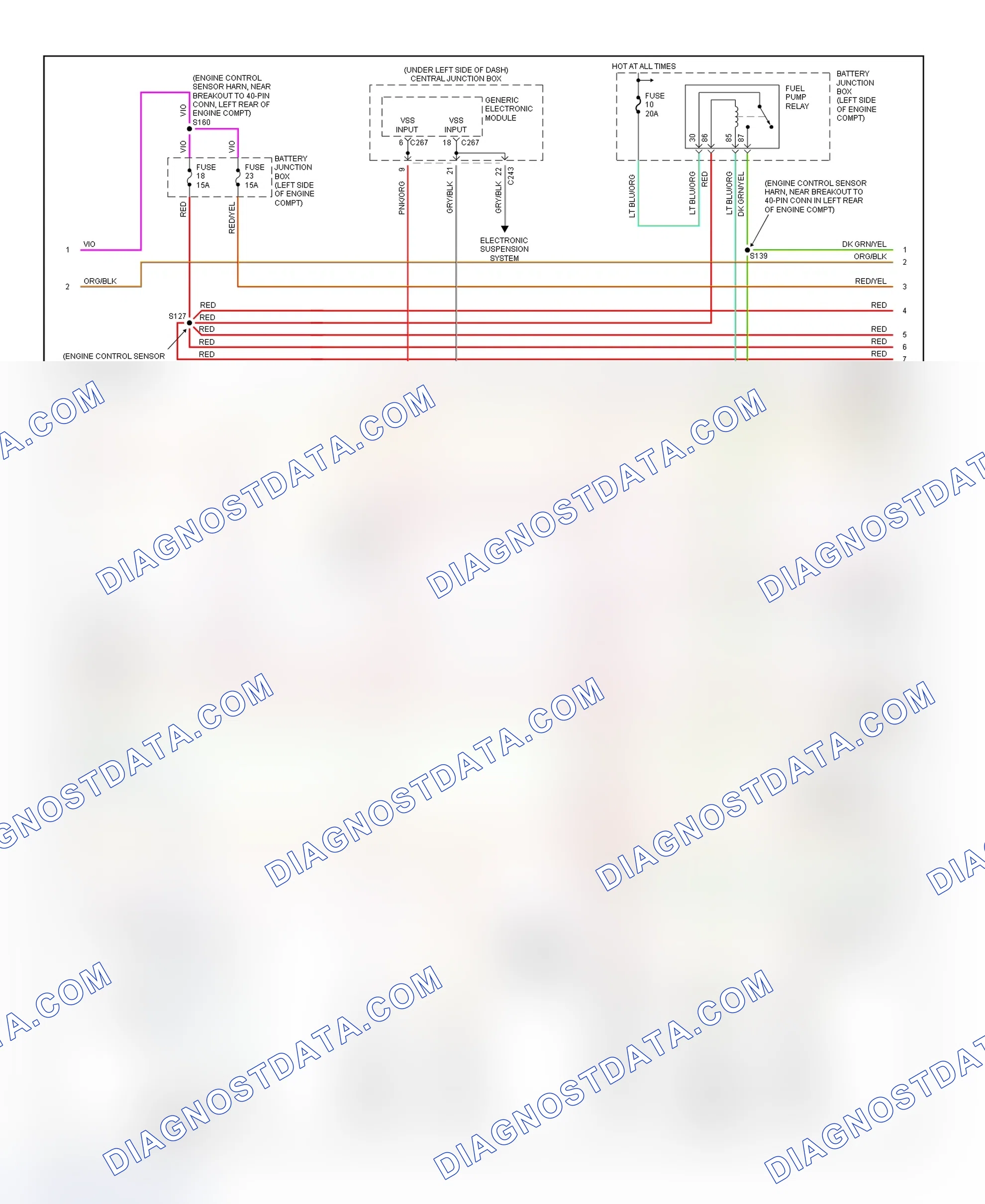 Scheme 89: PCM Wiring Diagram (Expedition & Navigator - 5.4L - 2 Of 4)