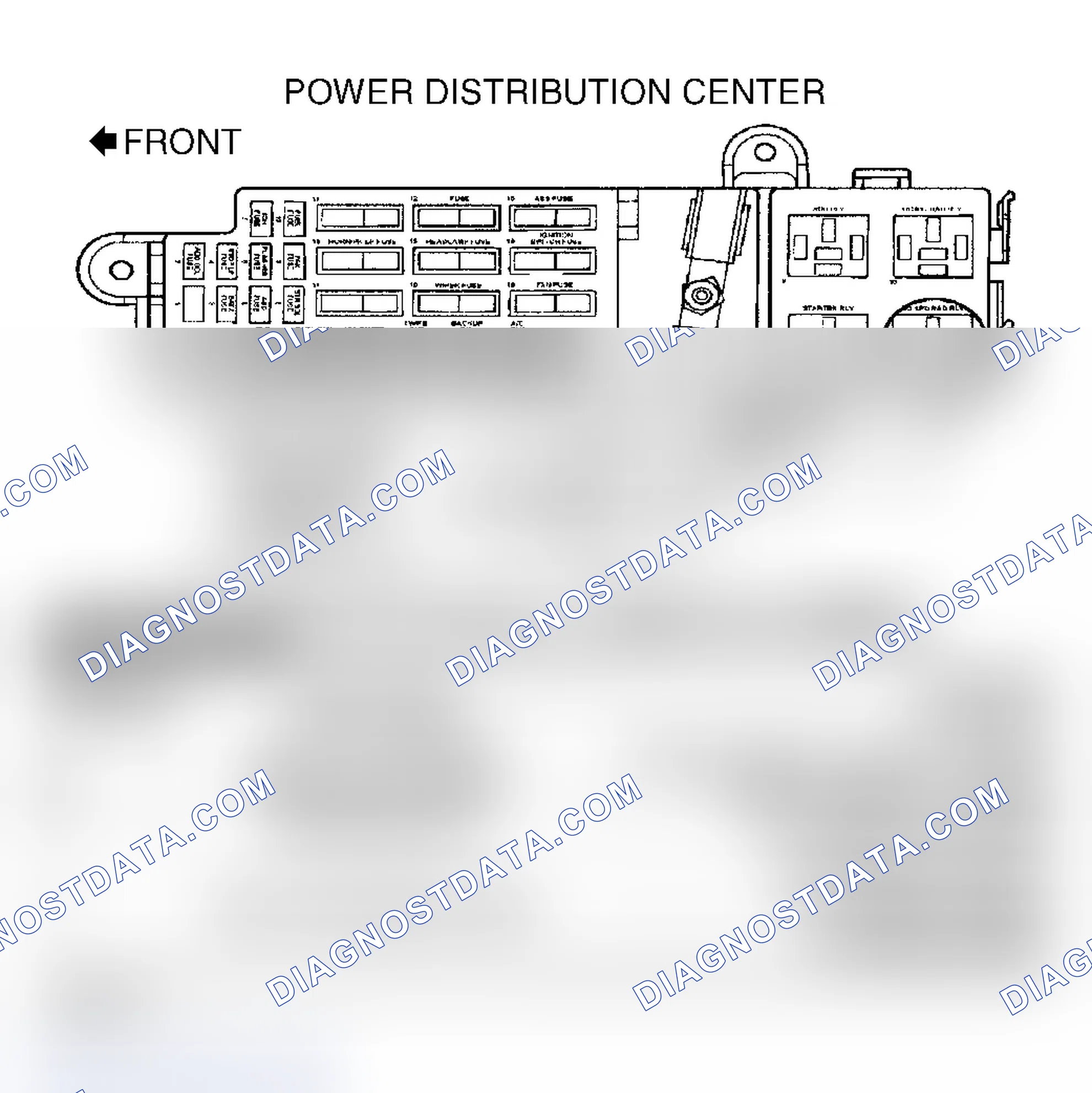 Scheme 44: TEST TC-92A - LOW SPEED FAN CONTROL RELAY CIRCUIT