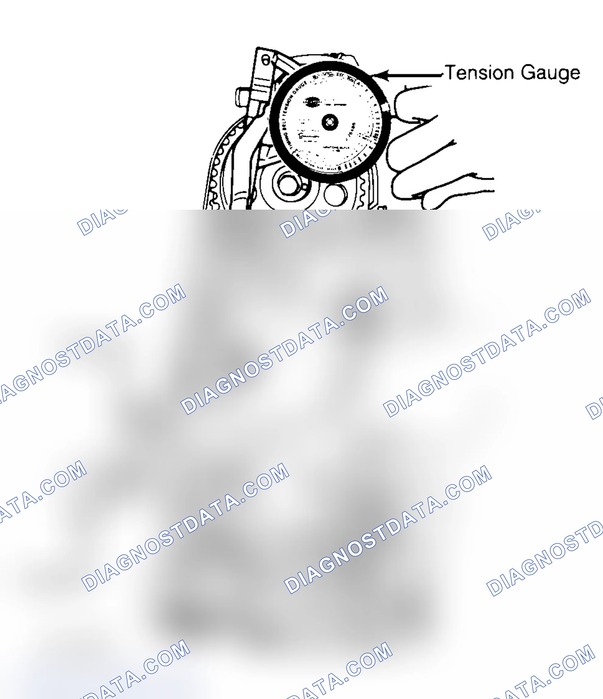 Scheme 28: Adjusting Typical Timing Belt Tension