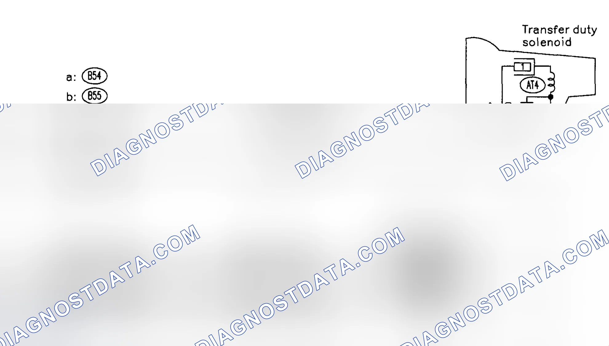 Scheme 560: Output Signal Circuit Of Transfer Duty Solenoid