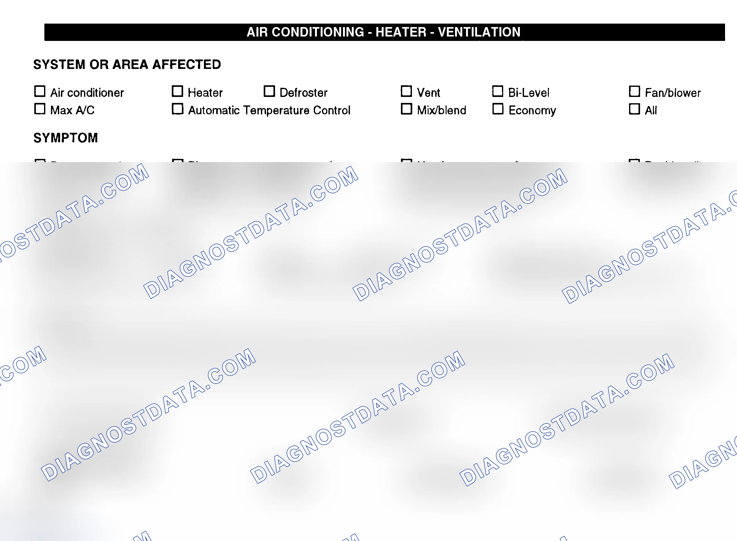 Scheme 8: Air Conditioning, Heater & Ventilation